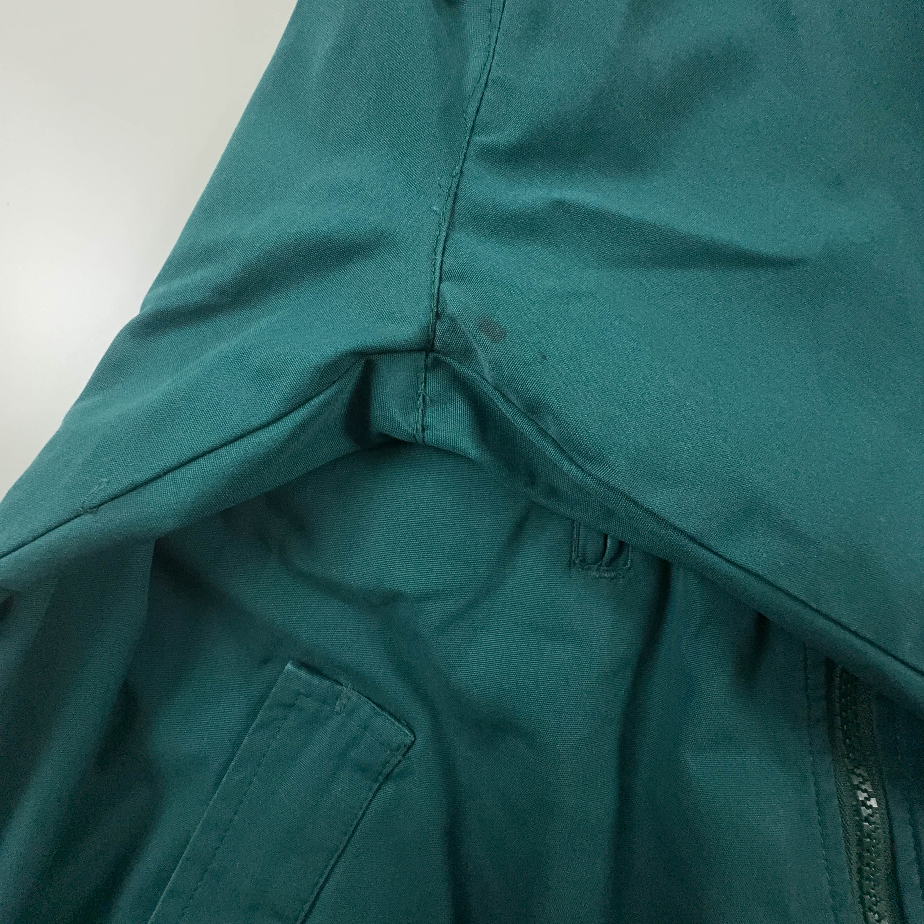 Giacca a vento Fila Vintage verde con zip e bottoni anni 90 - Taglia 46 uomo