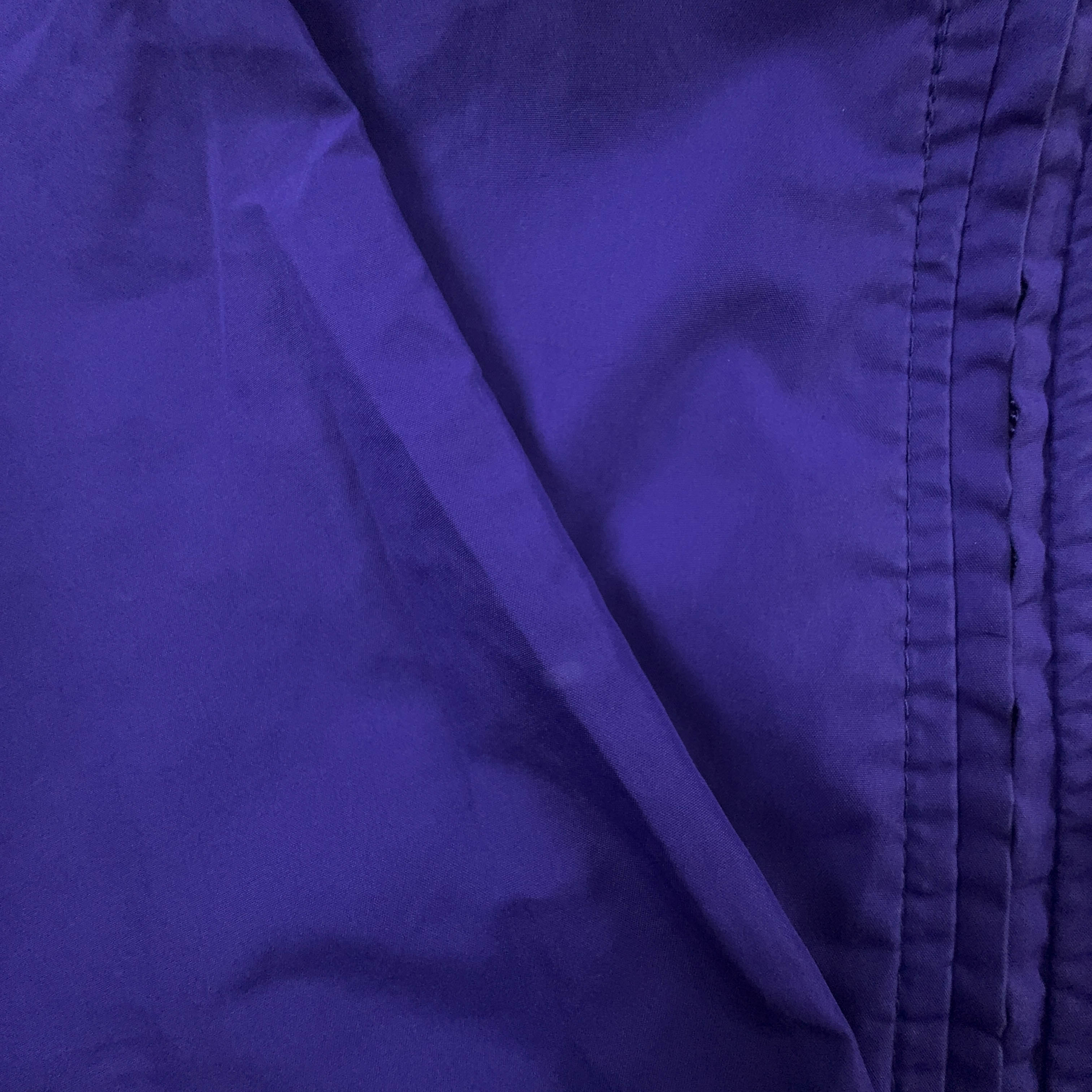 Giacca a vento Nike Vintage viola con zip e ricamo anni 90 - Taglia M uomo