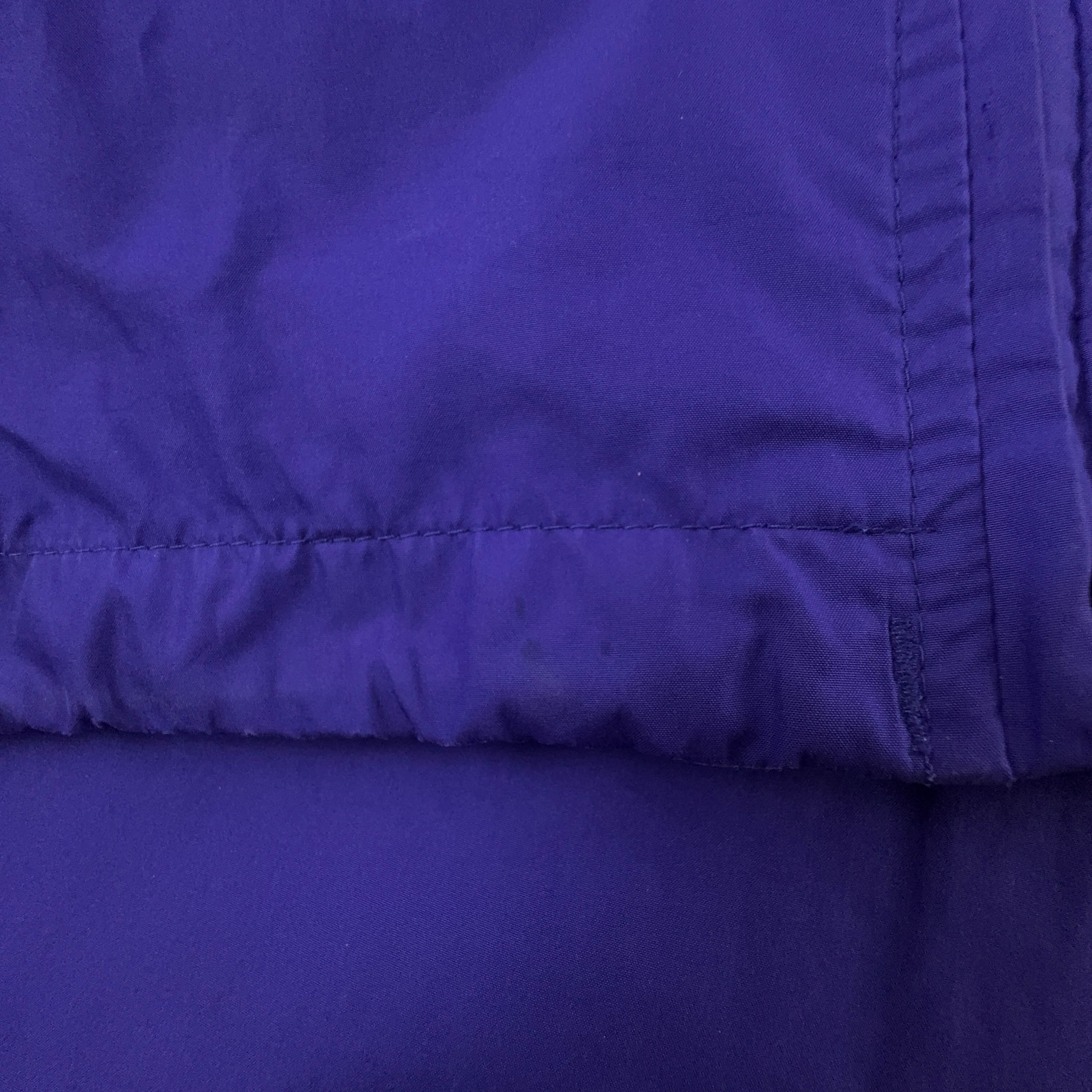 Giacca a vento Nike Vintage viola con zip e ricamo anni 90 - Taglia M uomo