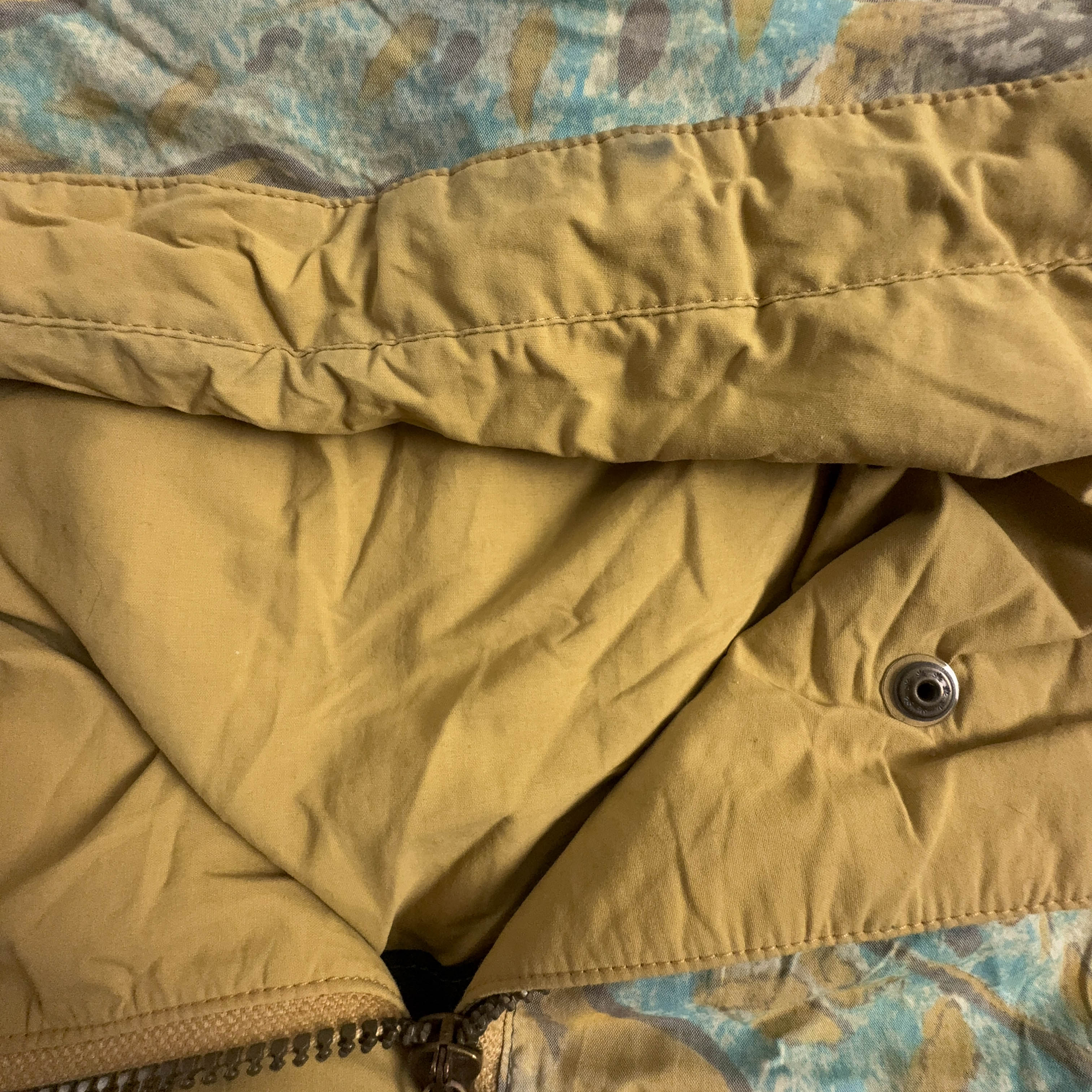 Giacca a vento Elho Vintage gialla e verde con fantasia all over anni 90 - Taglia 40 uomo