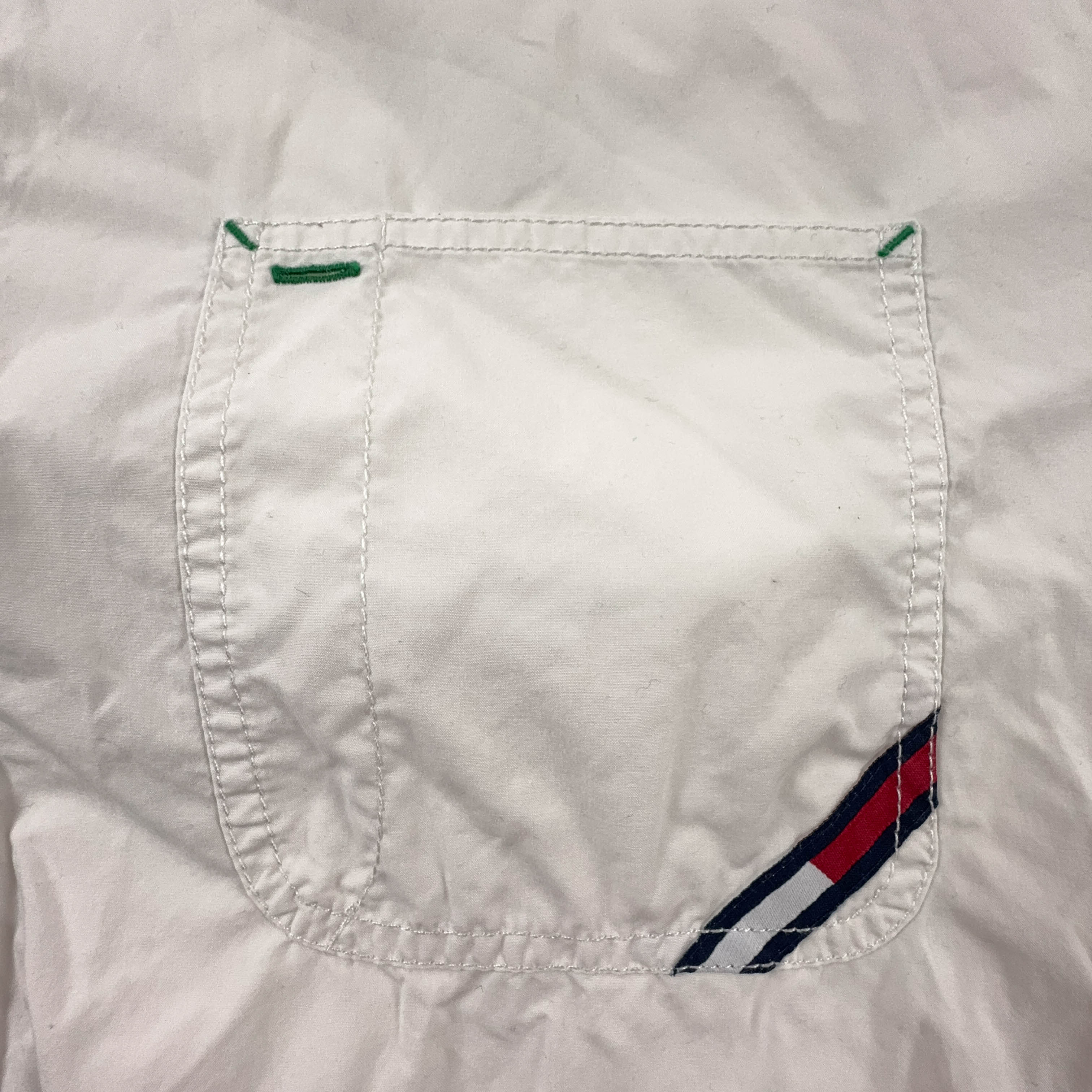 Camicia Tommy Hilfiger Vintage bianca tinta unita - Taglia L uomo