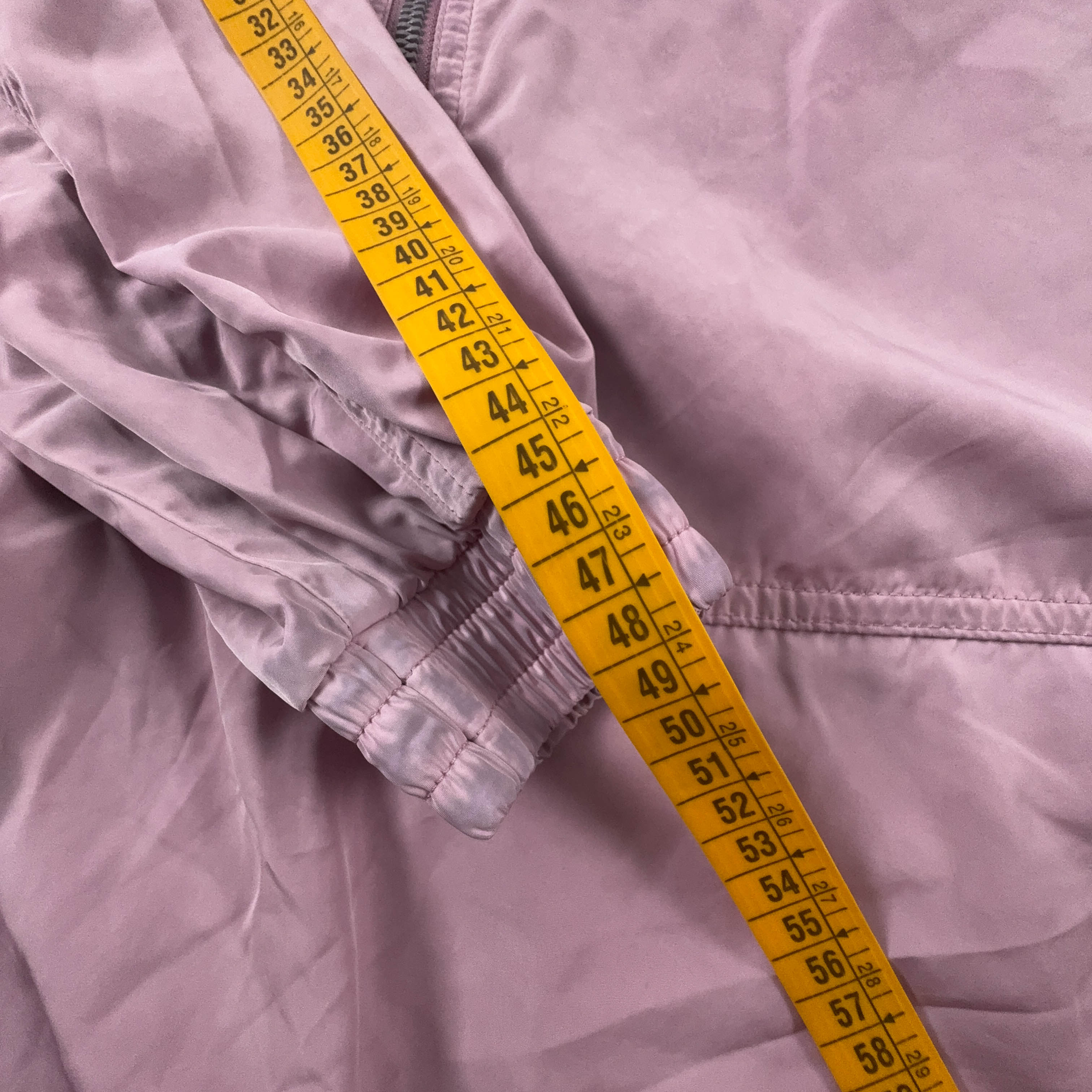 Giacca a vento Adidas rosa con cappuccio e quarter zip anni 90 - Taglia M uomo