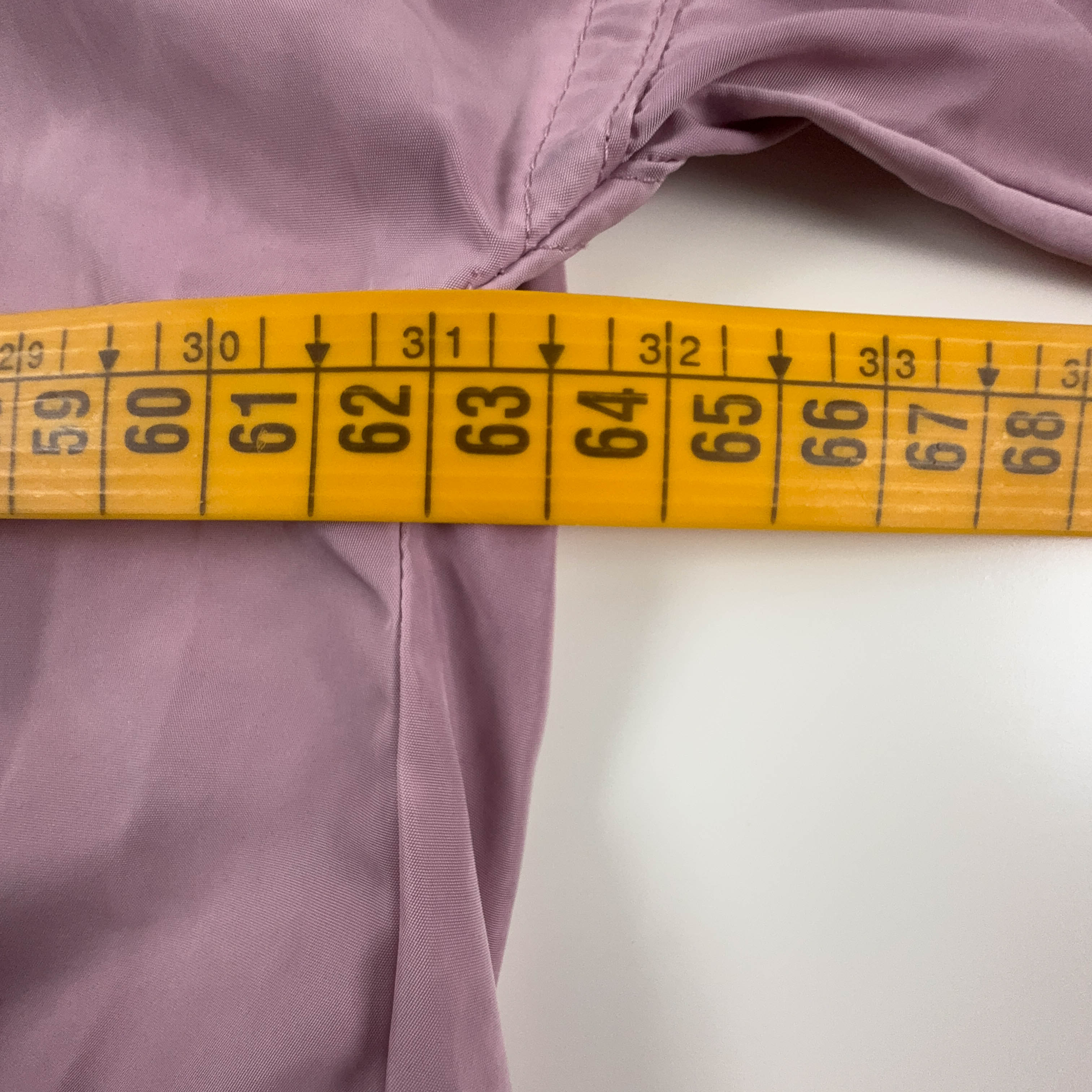 Giacca a vento Adidas rosa con cappuccio e quarter zip anni 90 - Taglia M uomo