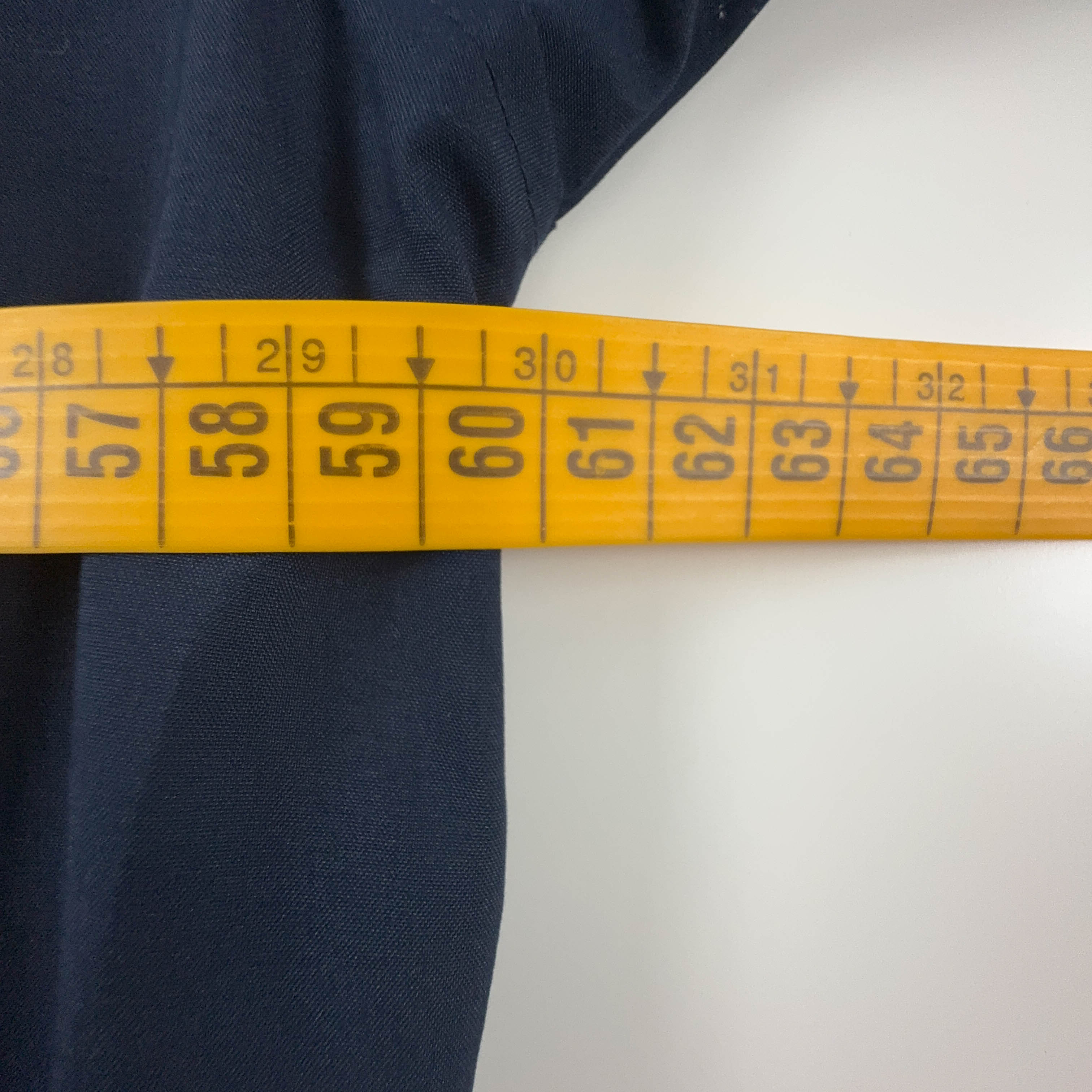 Giacca a vento Champion Vintage blu scura con zip anni 90 - Taglia M/L uomo