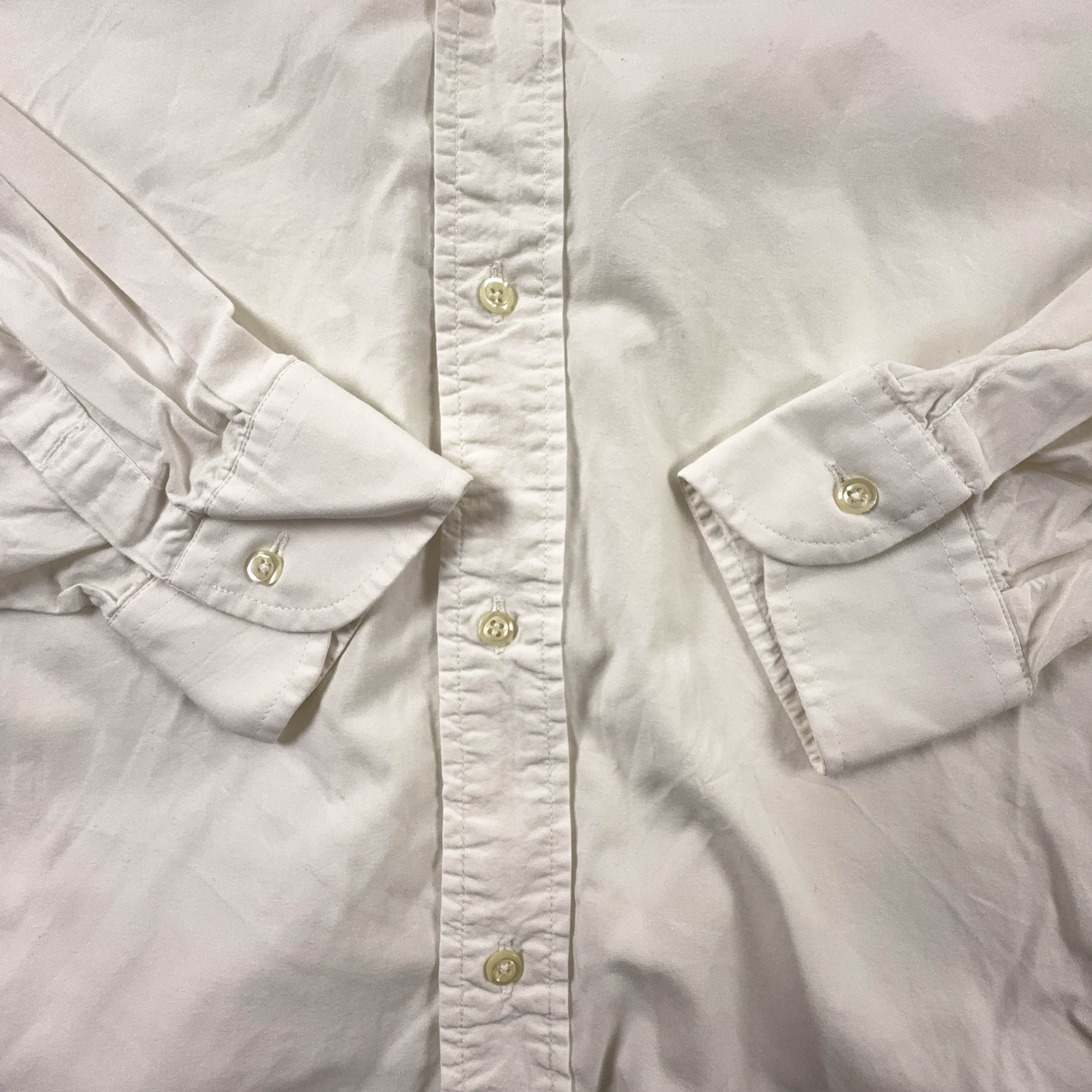 Camicia Ralph Lauren bianca tinta unita - Taglia XL uomo