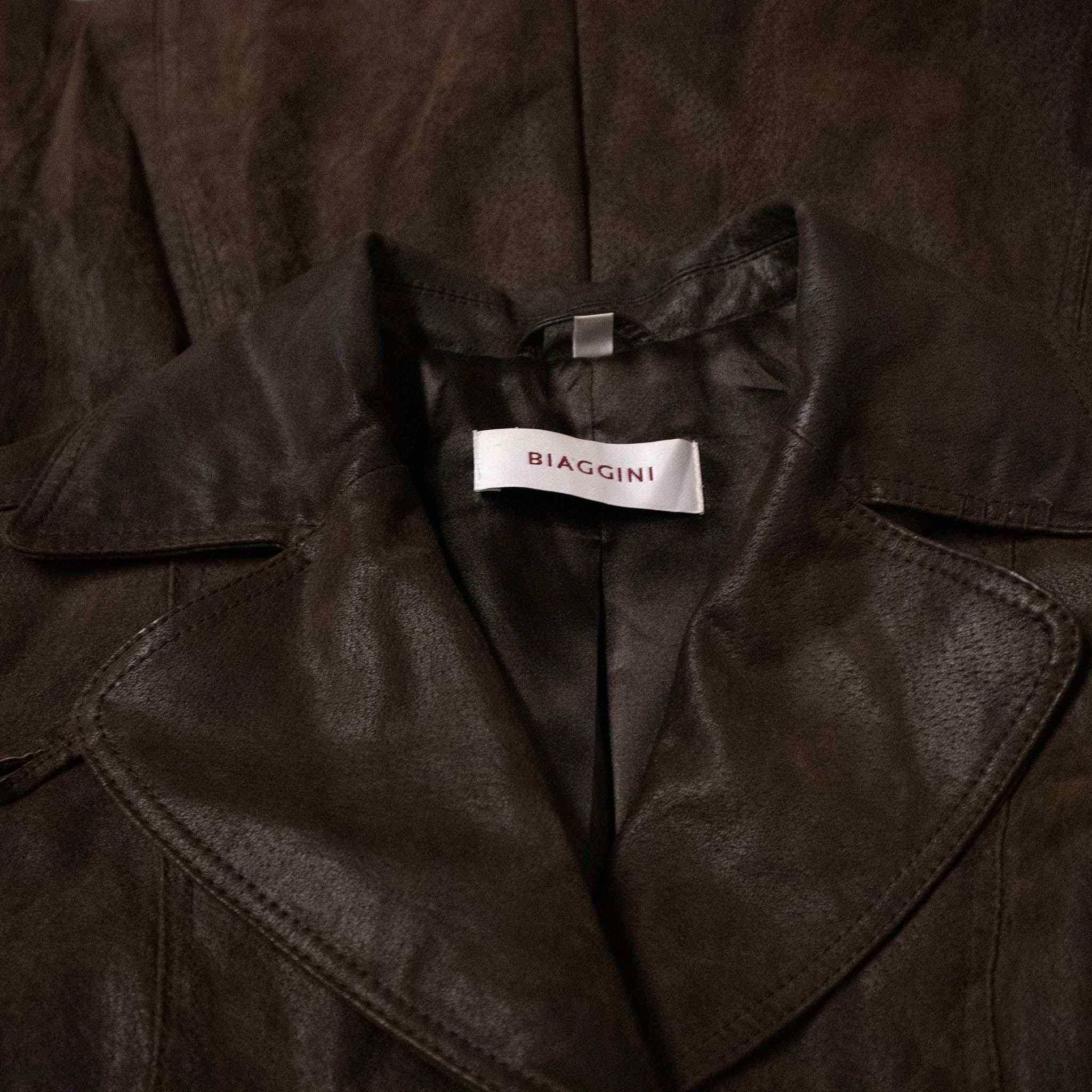 Vintage leather jacket - Size M