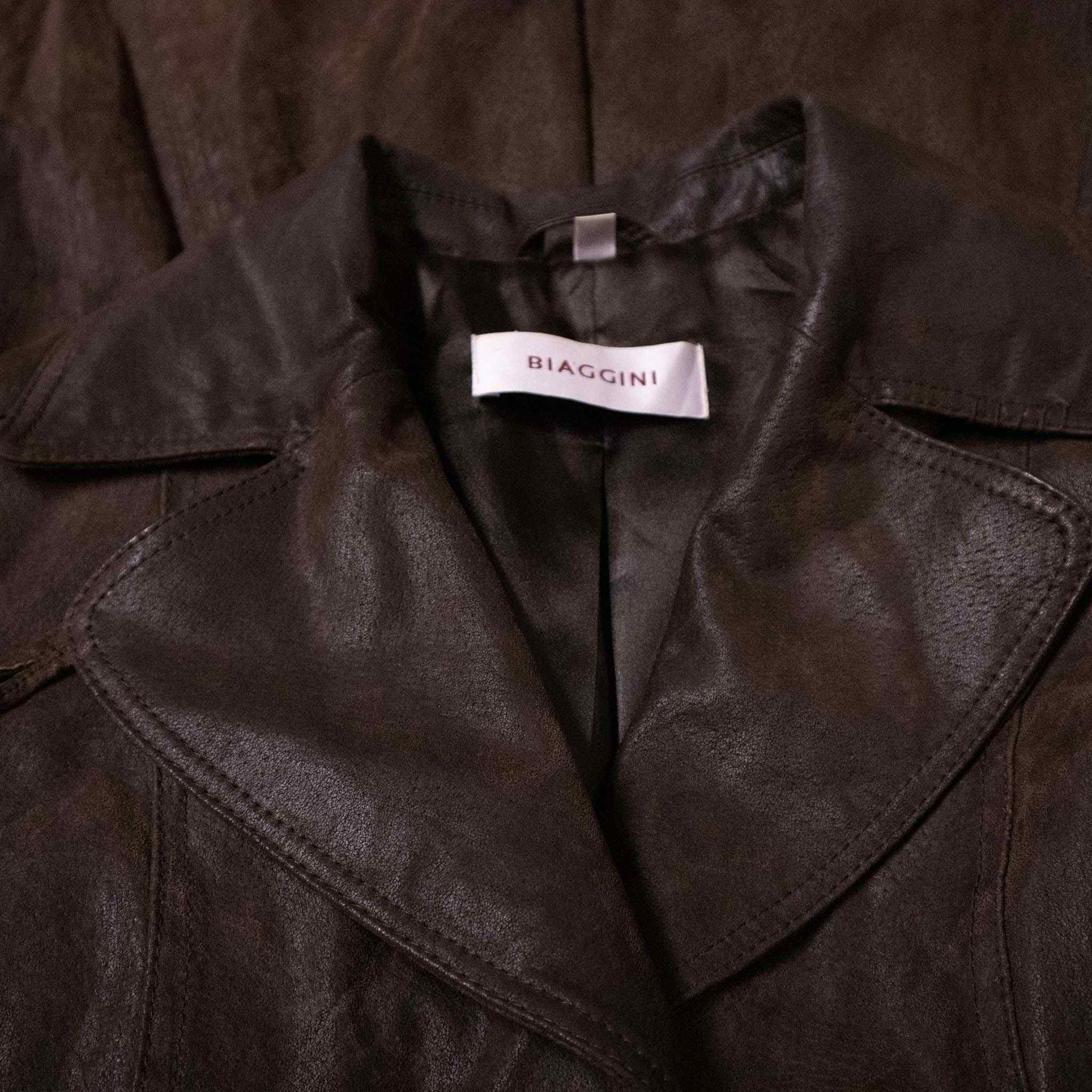 Vintage leather jacket - Size M