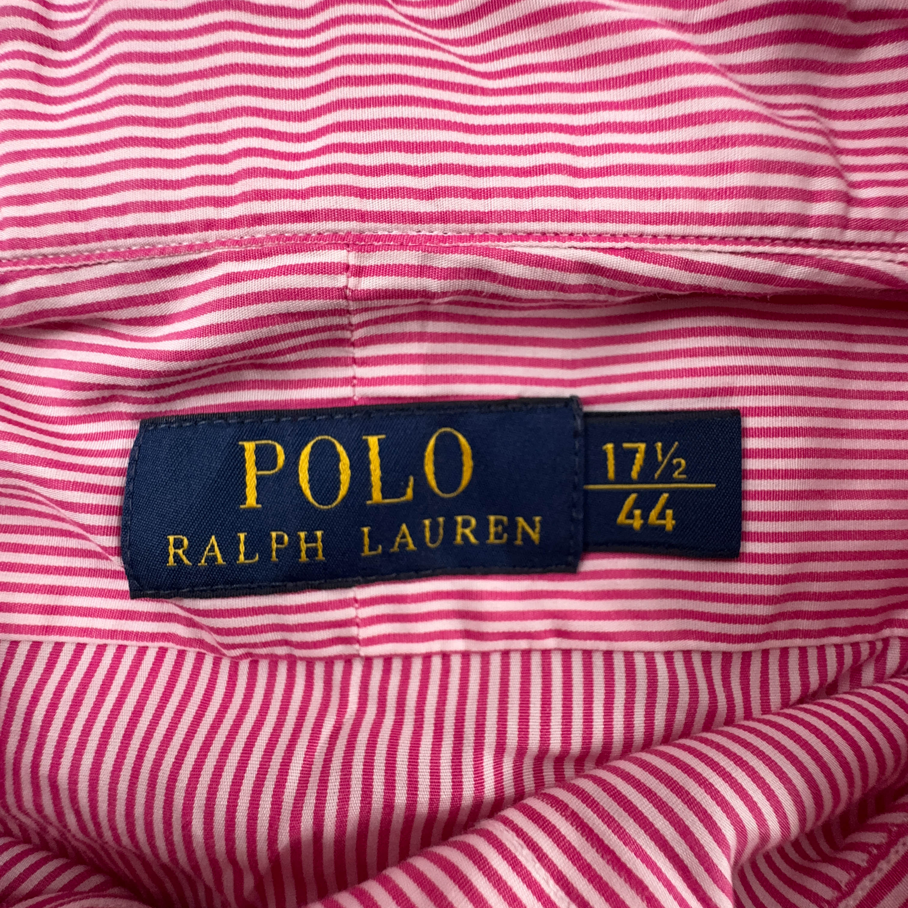 Camicia Ralph Lauren a righe bianca e rossa - Taglia 44 uomo