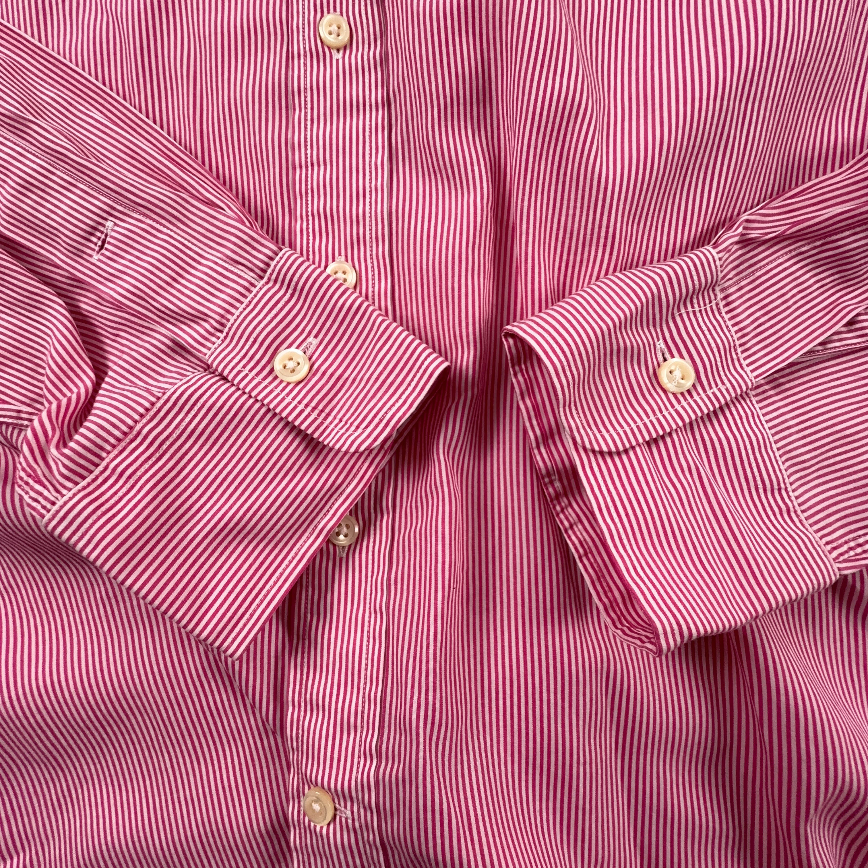 Camicia Ralph Lauren a righe bianca e rossa - Taglia 44 uomo