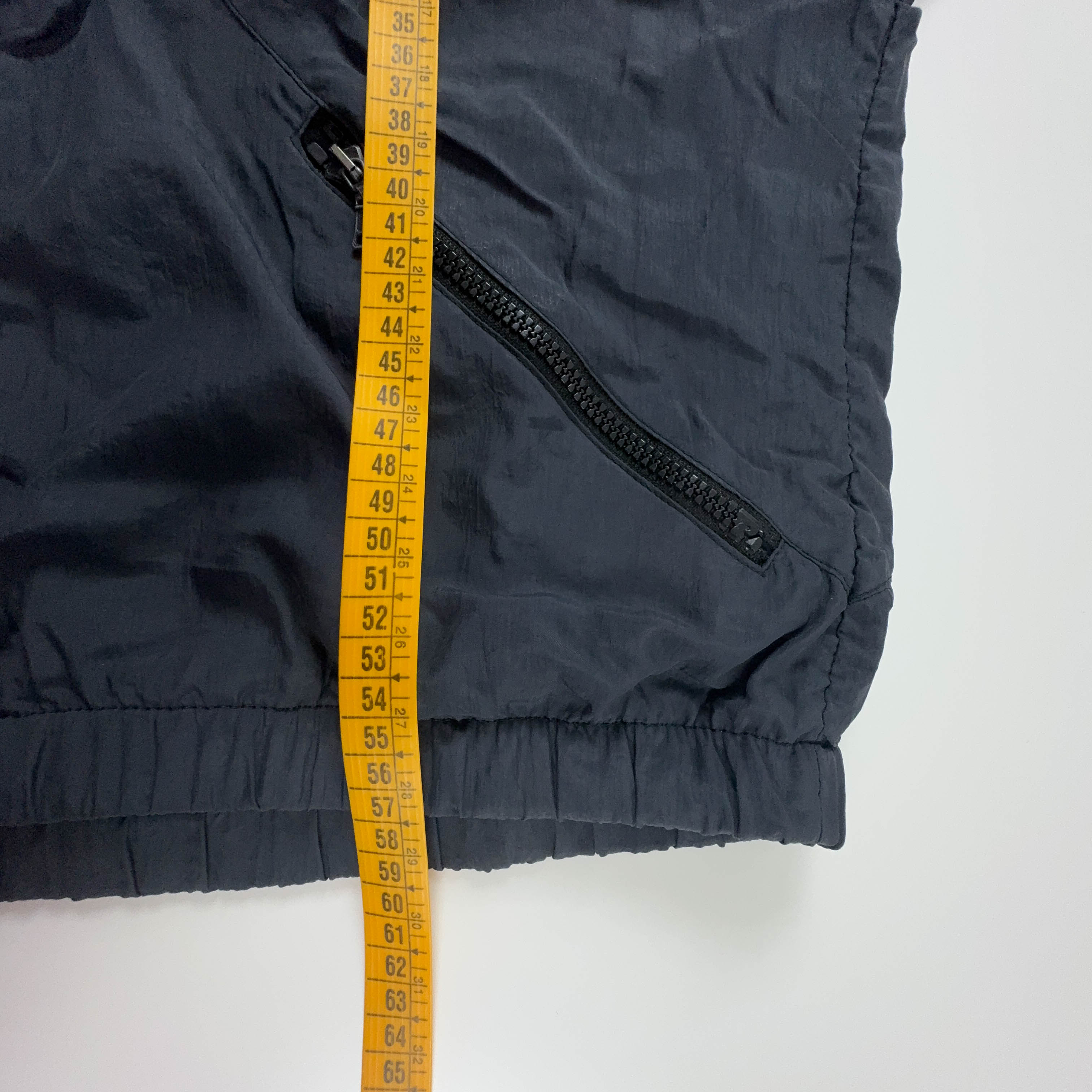 Giacca a vento Ellesse Vintage rossa e nera con zip anni 90 - Taglia S uomo