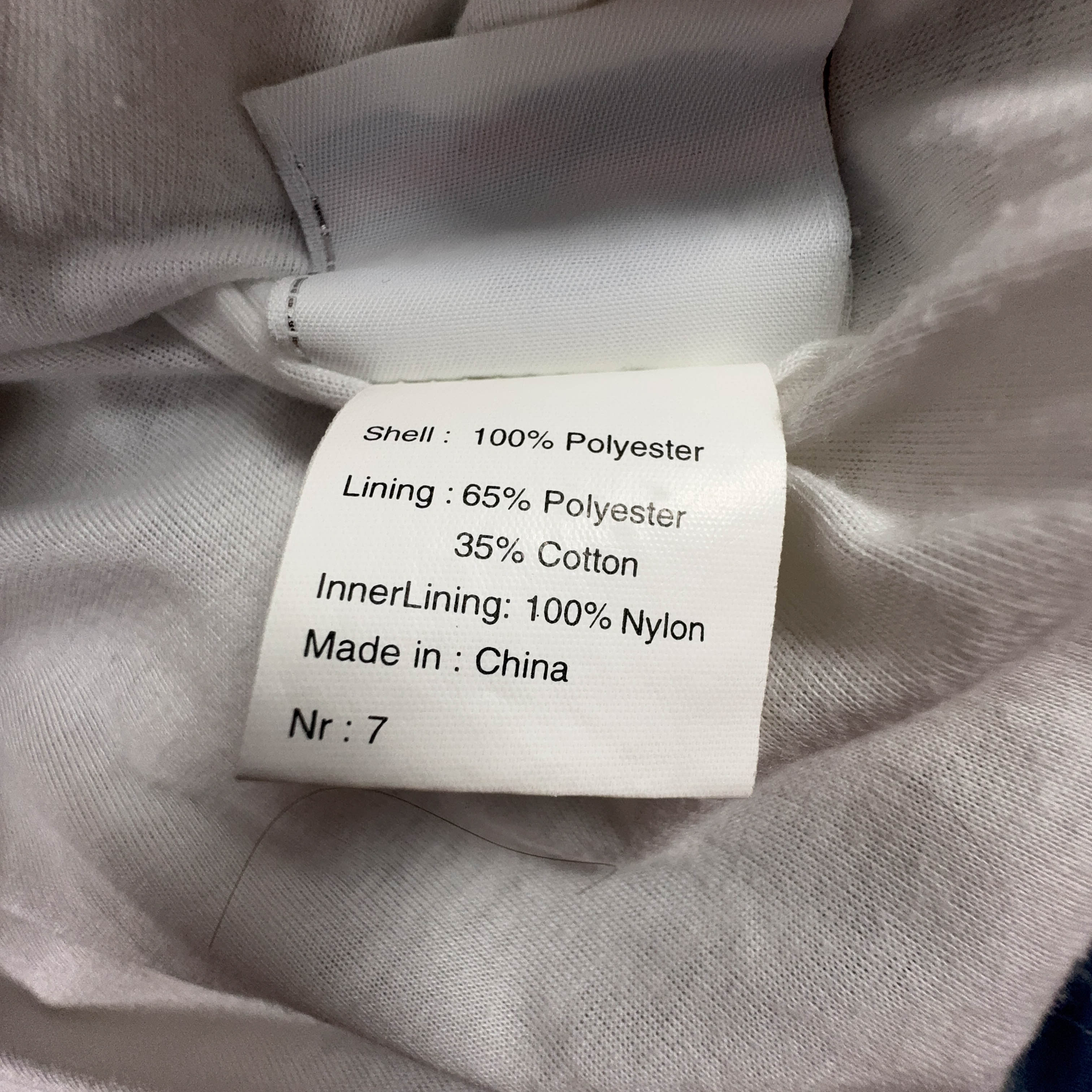 Giacca a vento Reebok Vintage crema con fantasia all over e zip anni 00 - Taglia 42 donna