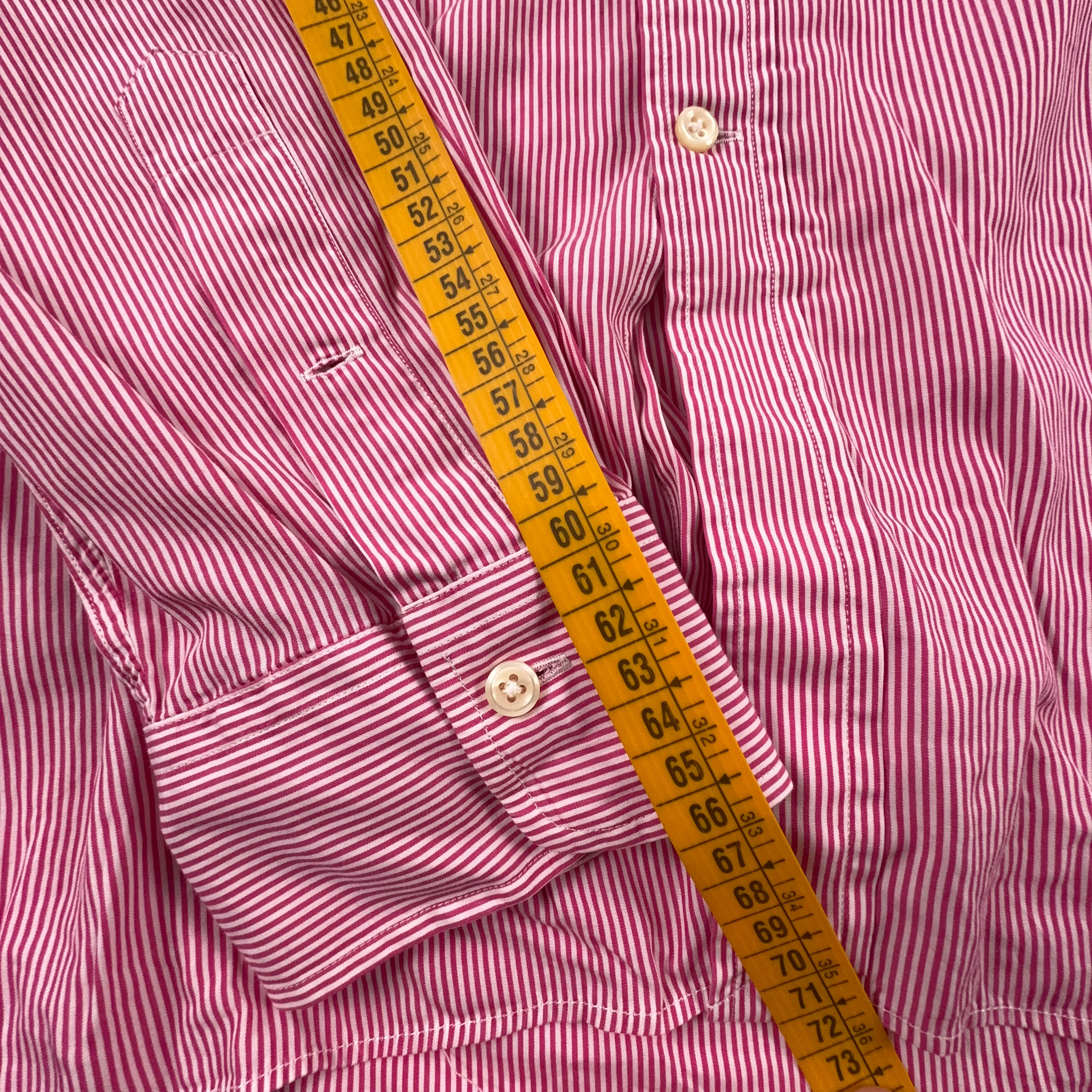 Camicia Ralph Lauren a righe bianca e rossa - Taglia 44 uomo
