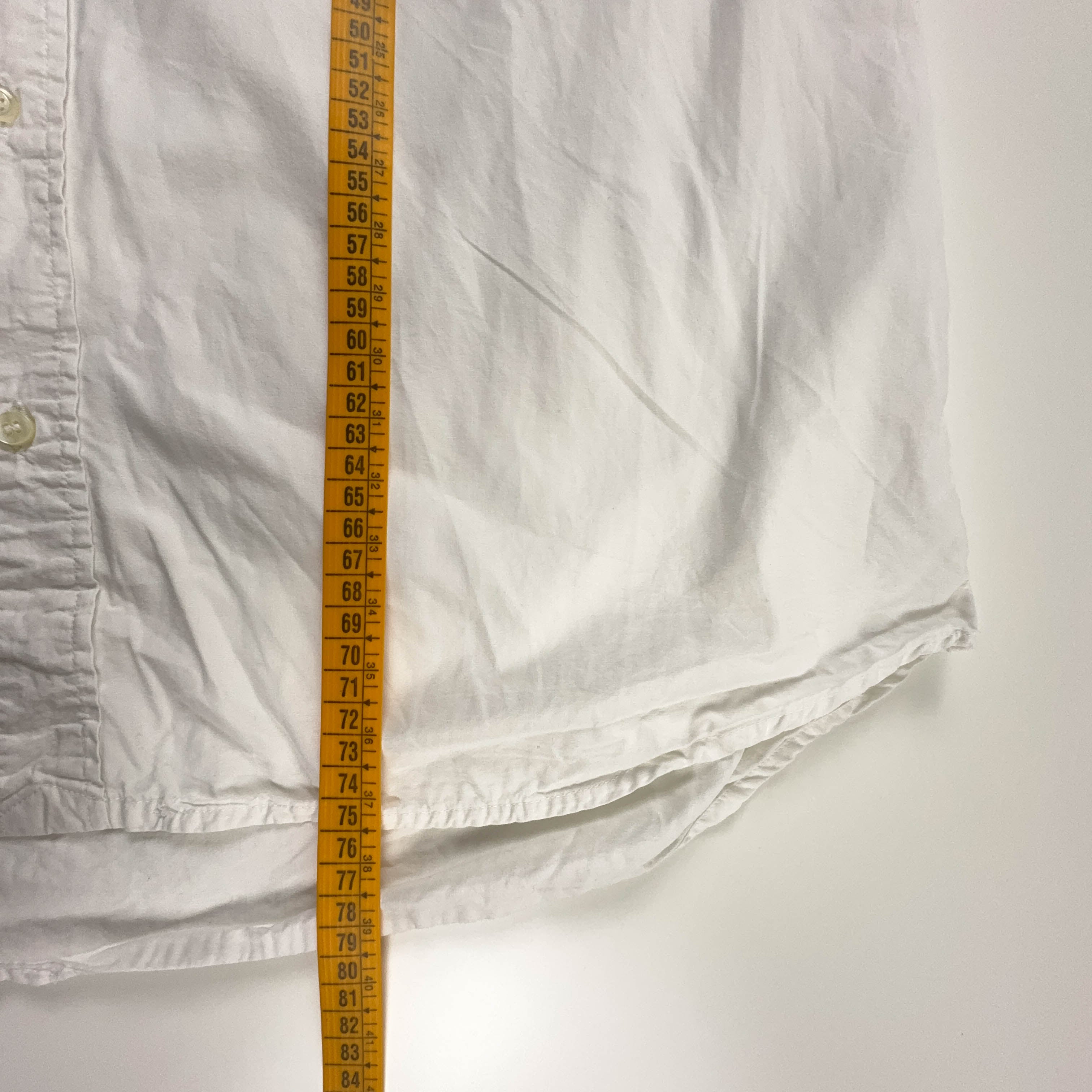 Camicia Ralph Lauren bianca tinta unita - Taglia XL uomo