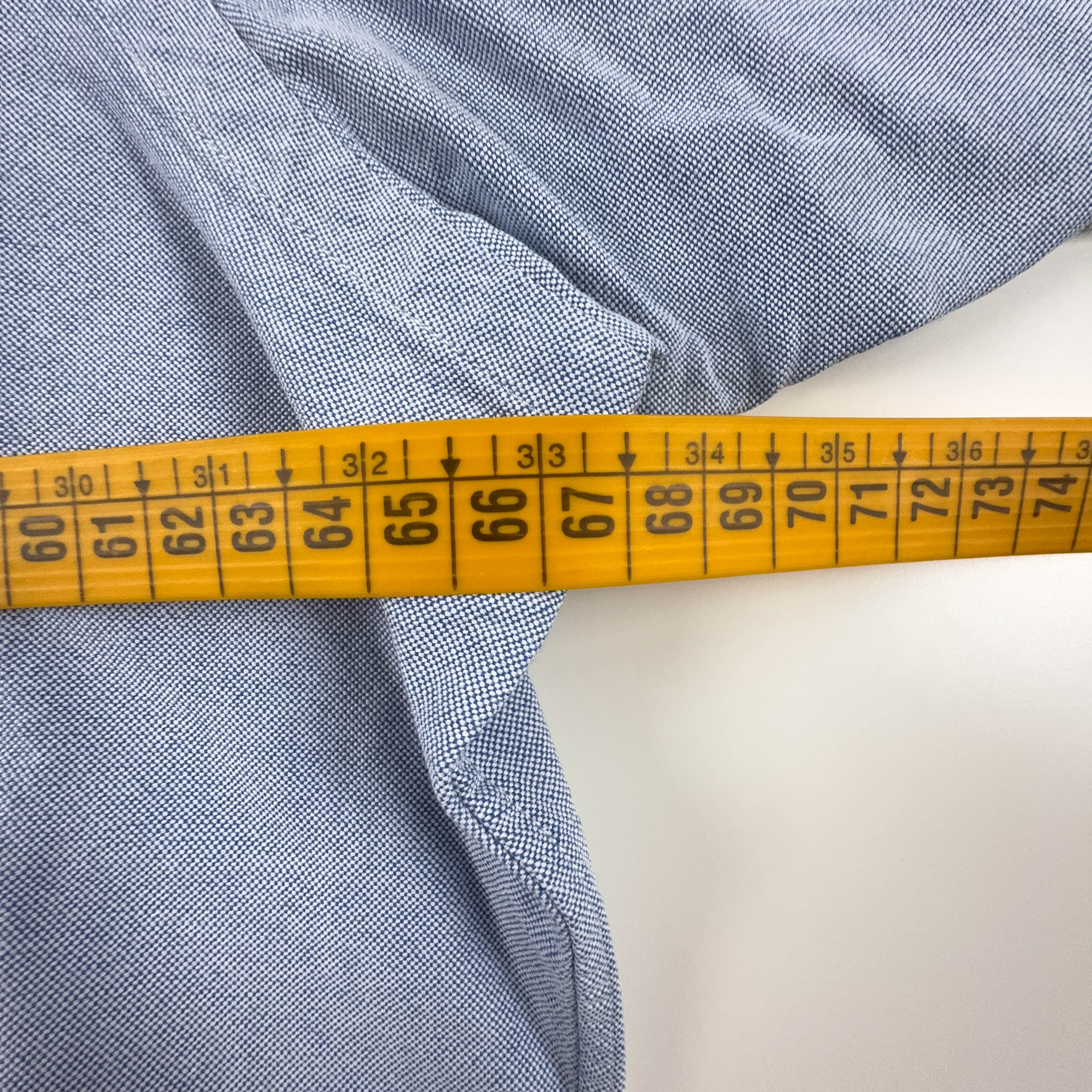 Camicia Ralph Lauren azzurra classic fit tinta unita - Taglia 17 uomo