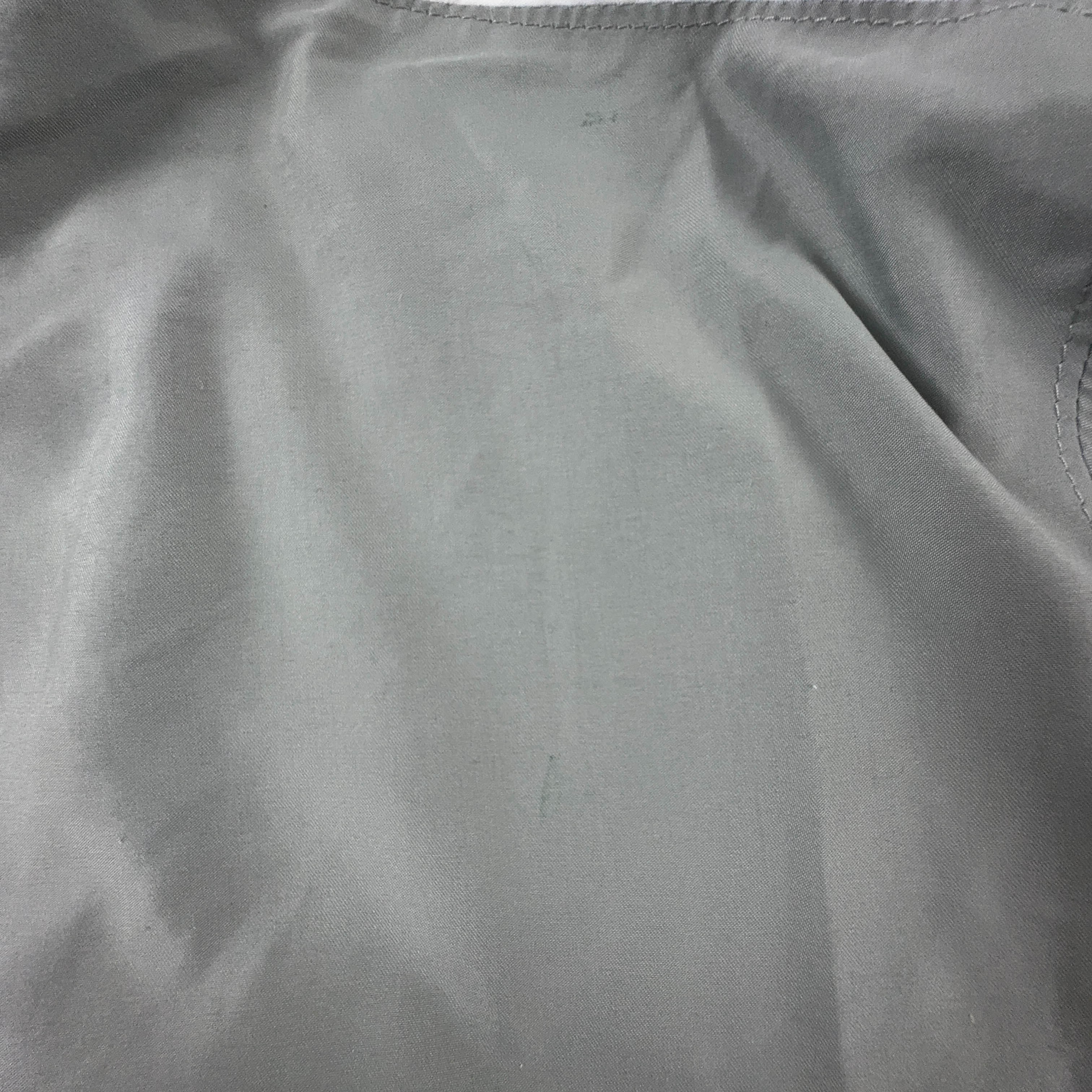 Giacca a vento Champion Vintage grigia con zip anni 90 - Taglia L uomo
