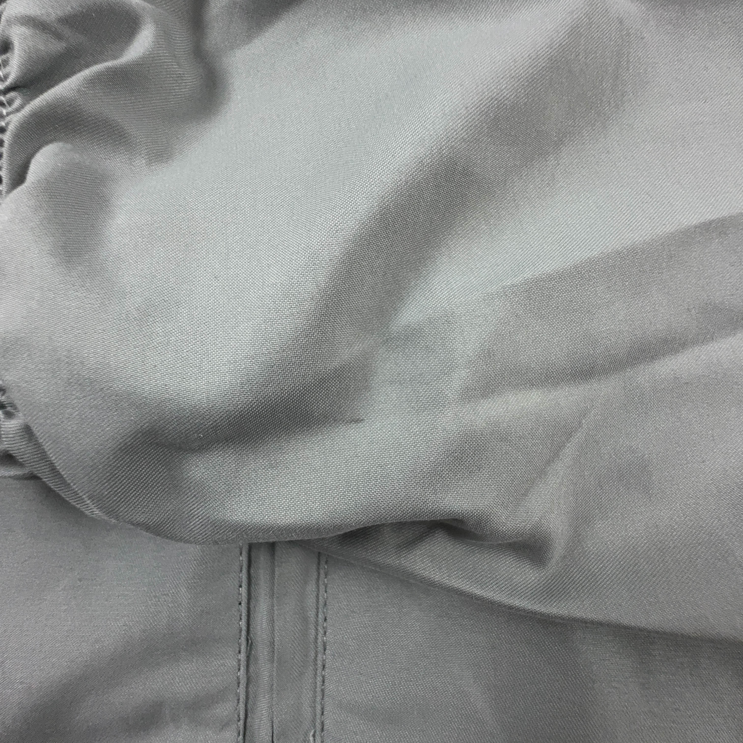 Giacca a vento Champion Vintage grigia con zip anni 90 - Taglia L uomo