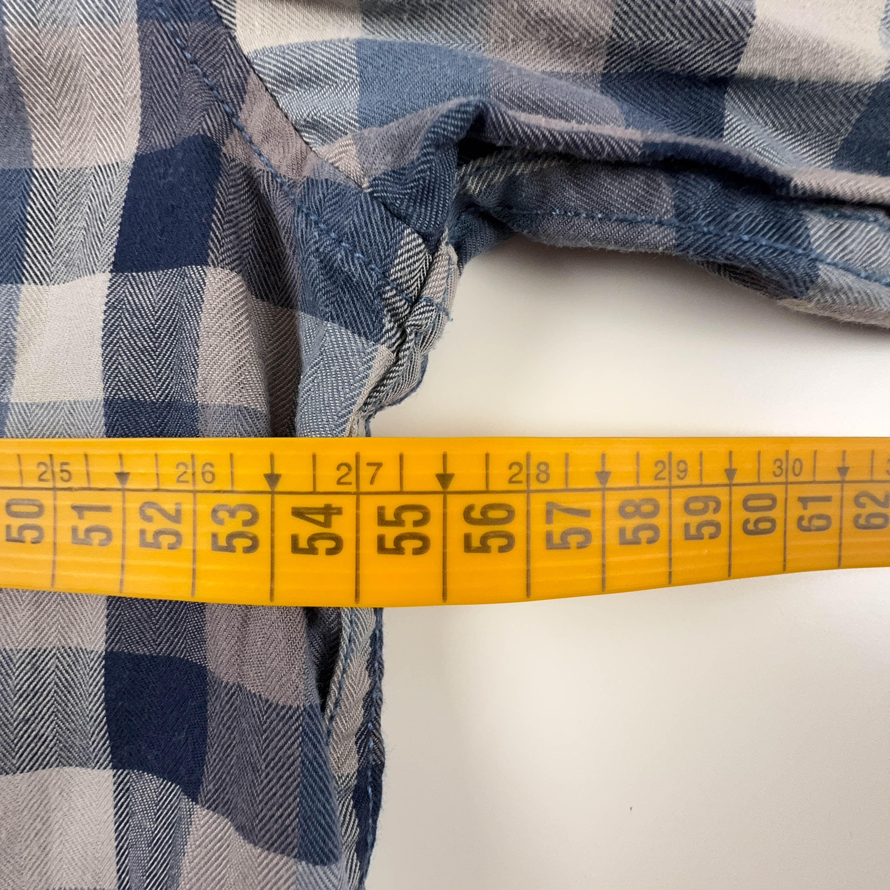 Camicia Timberland a quadri grigia e blu - Taglia M uomo