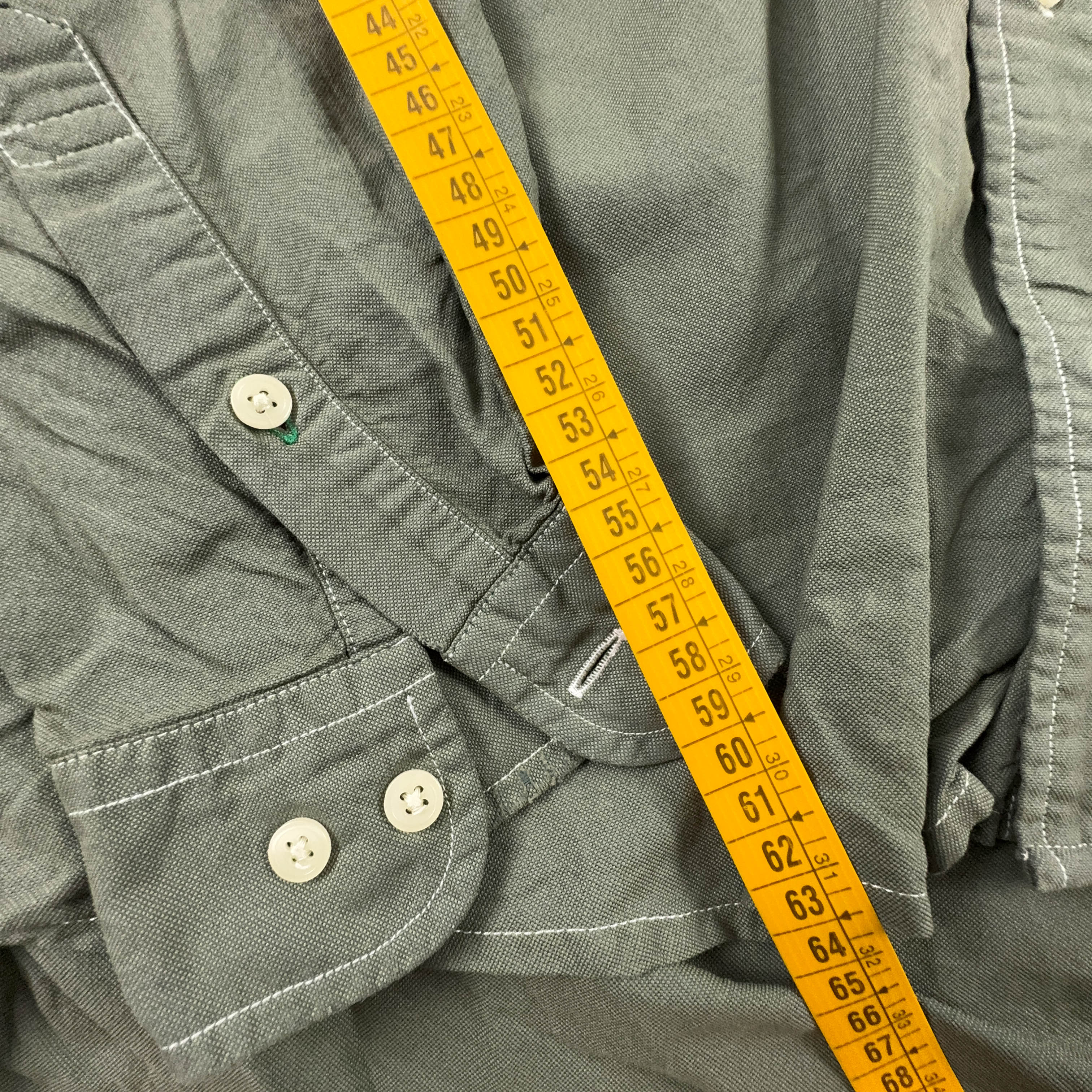 Camicia Tommy Hilfiger Vintage verde cachi tinta unita - Taglia M/L uomo