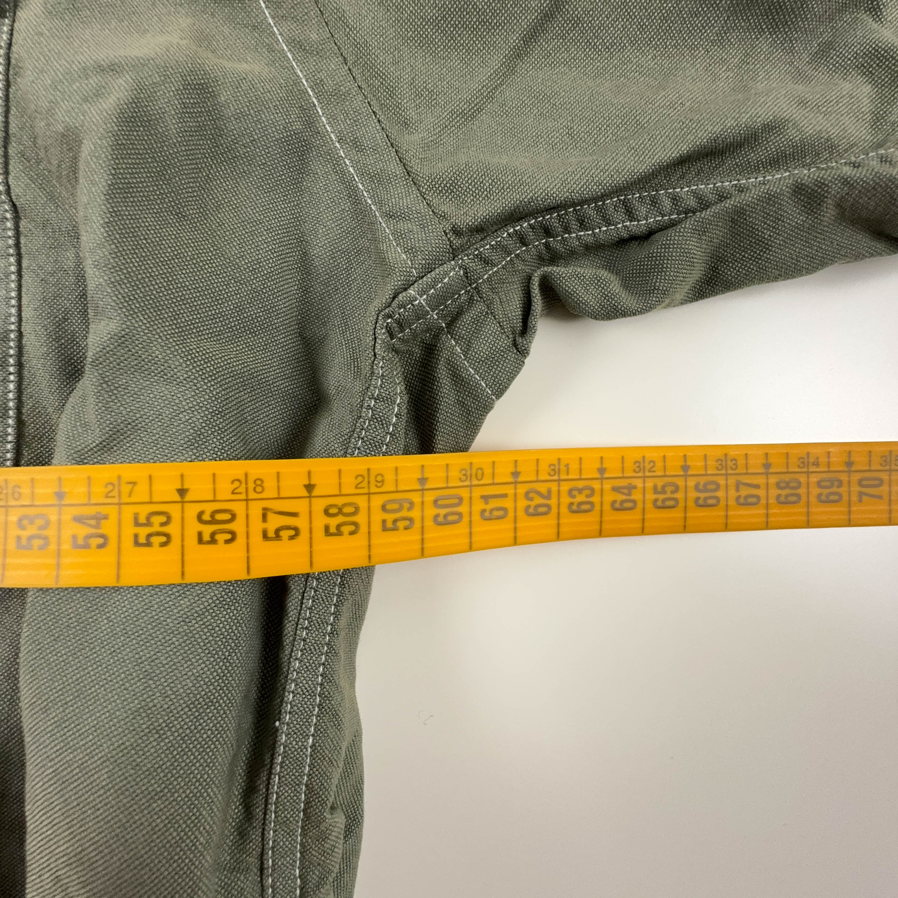 Camicia Tommy Hilfiger Vintage verde cachi tinta unita - Taglia M/L uomo