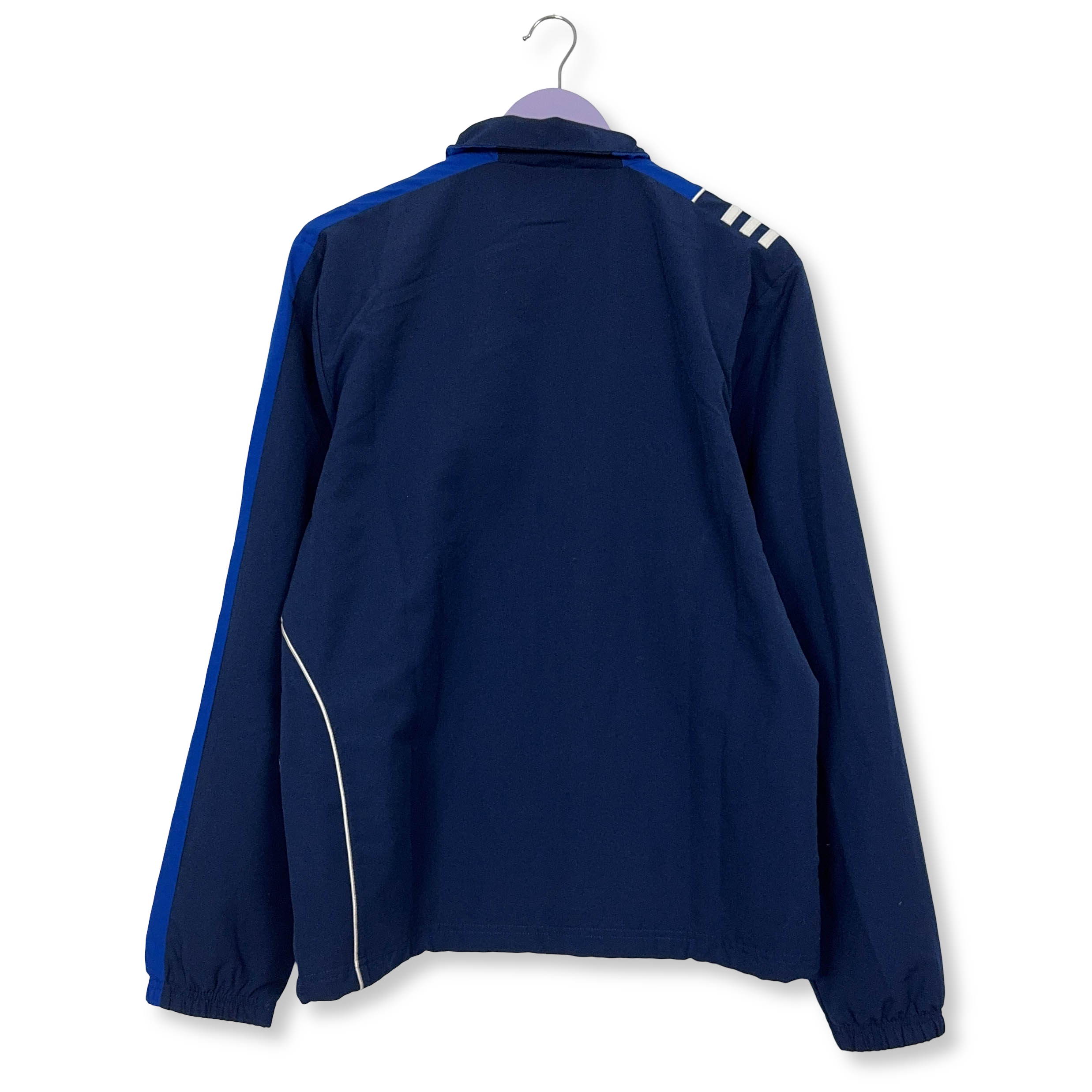 Giacca a vento Adidas Vintage blu con zip anni 00 - Taglia 6 180 uomo