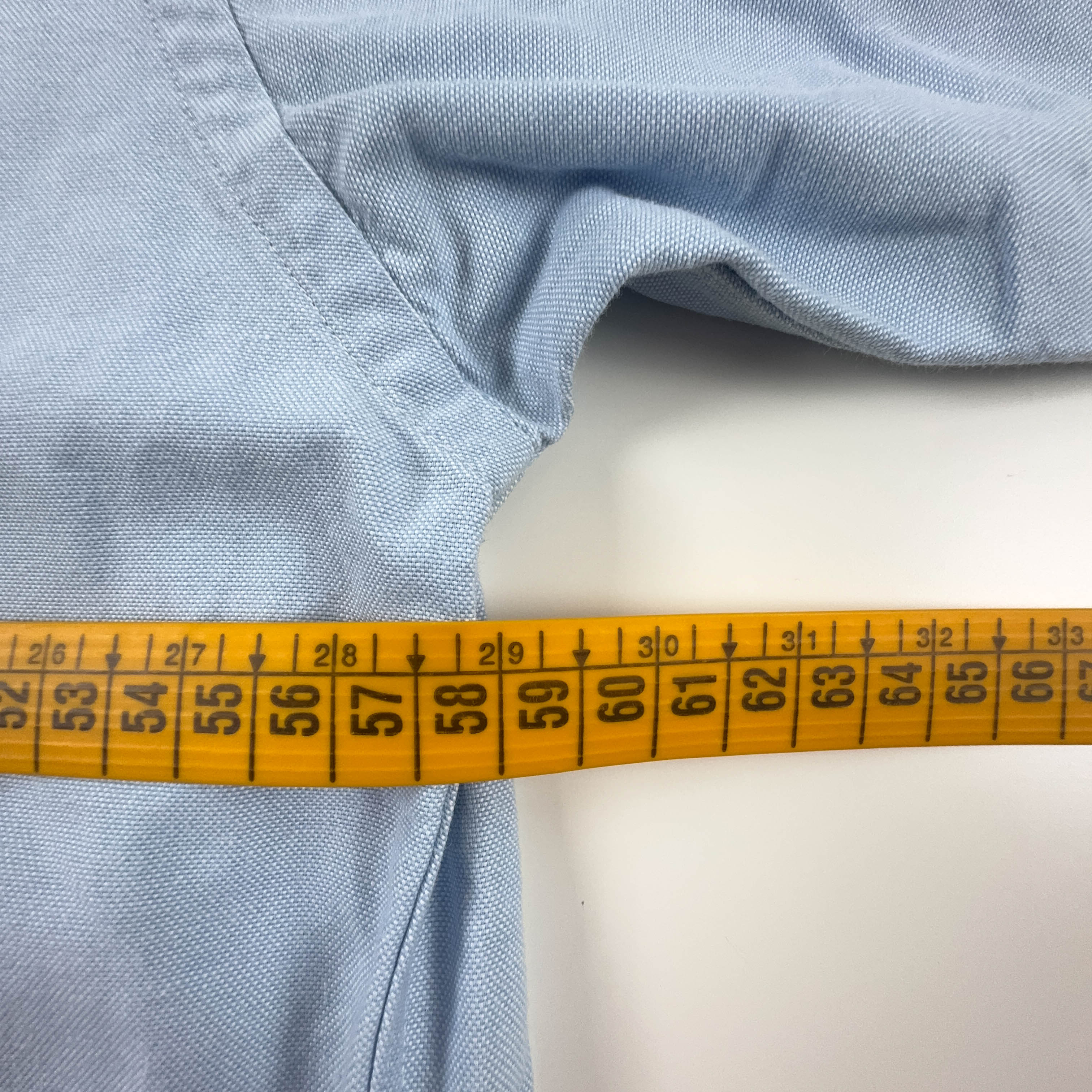 Camicia Lacoste azzurra tinta unita - Taglia 40 uomo