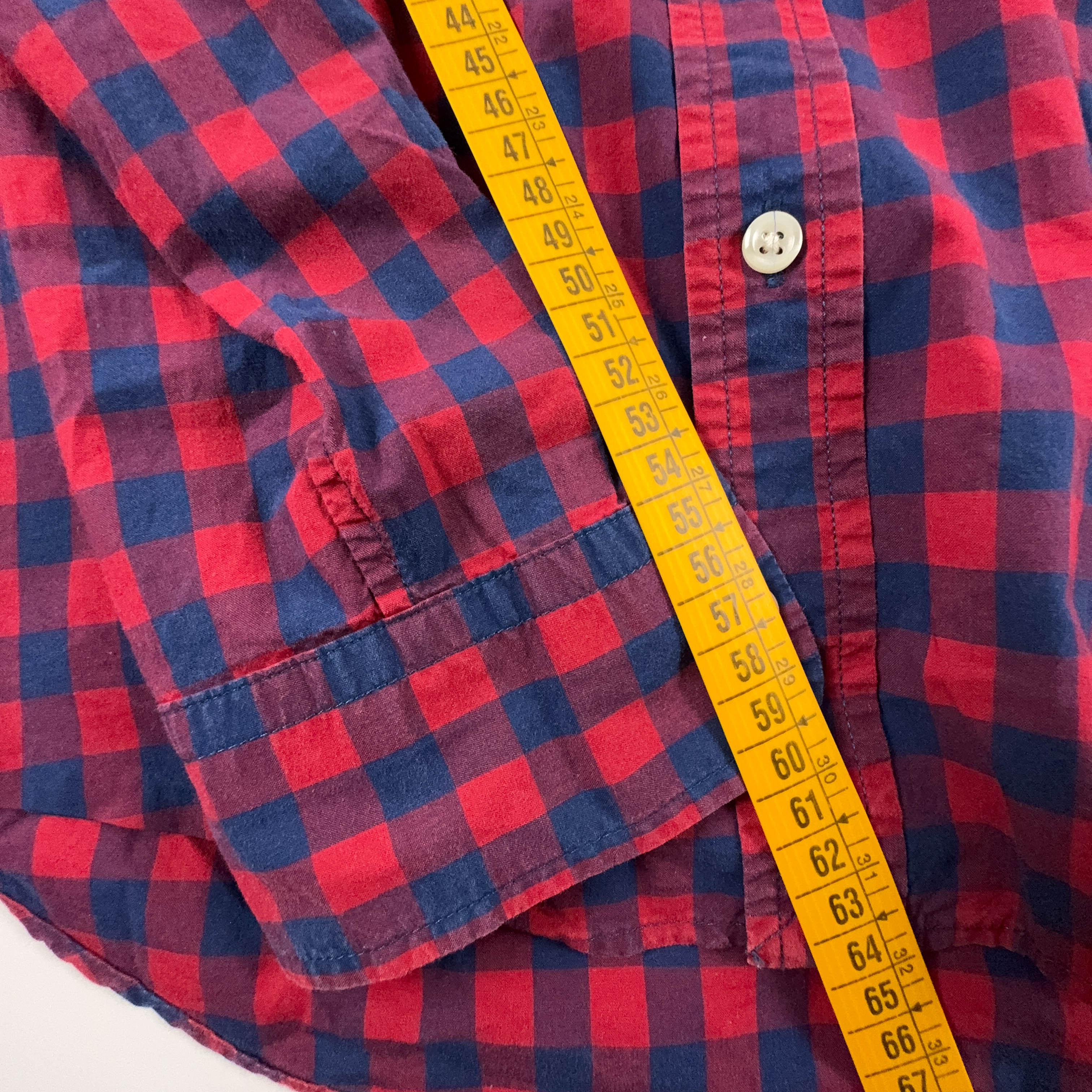 Camicia Ralph Lauren a quadri rossi e blu - Taglia S/M uomo