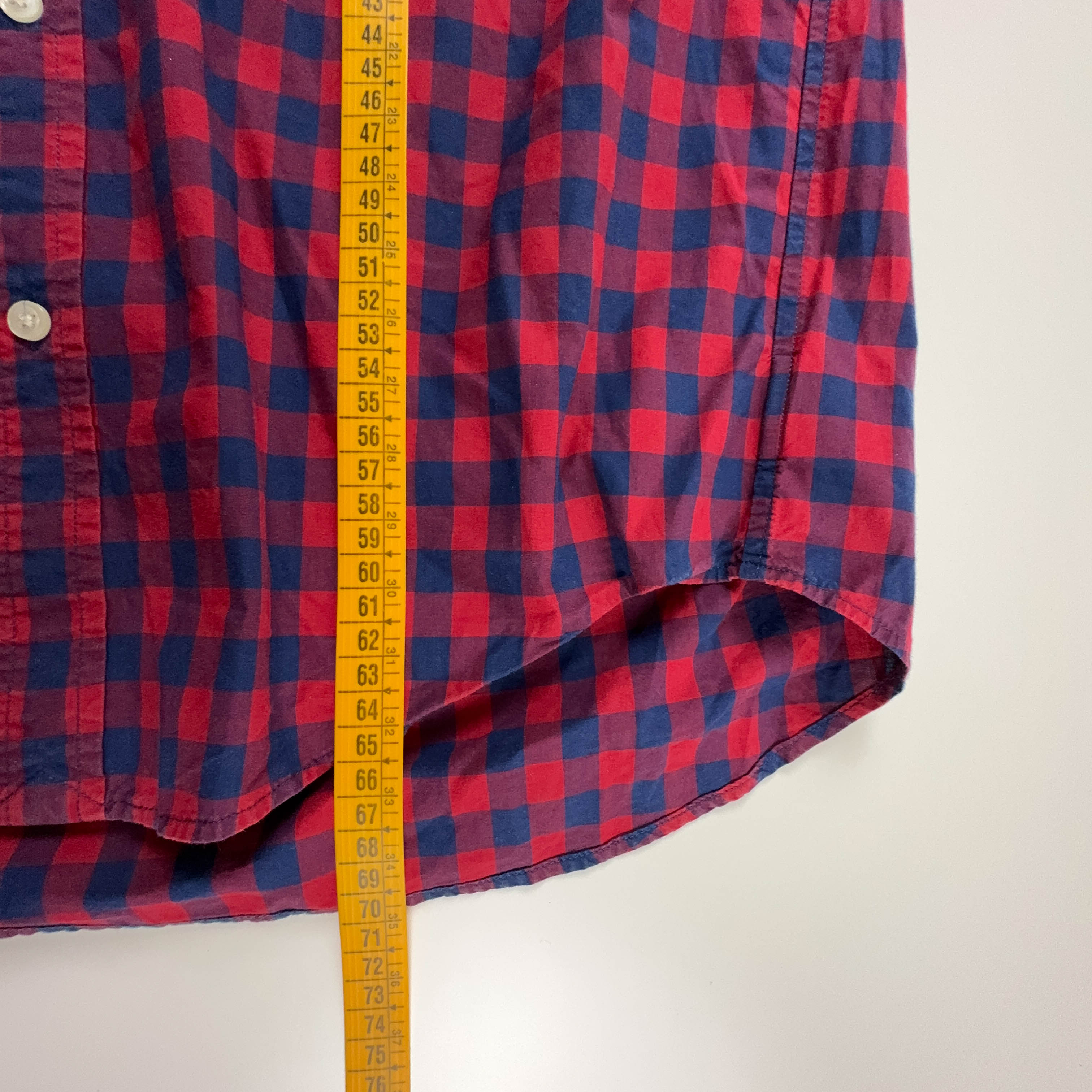 Camicia Ralph Lauren a quadri rossi e blu - Taglia S/M uomo