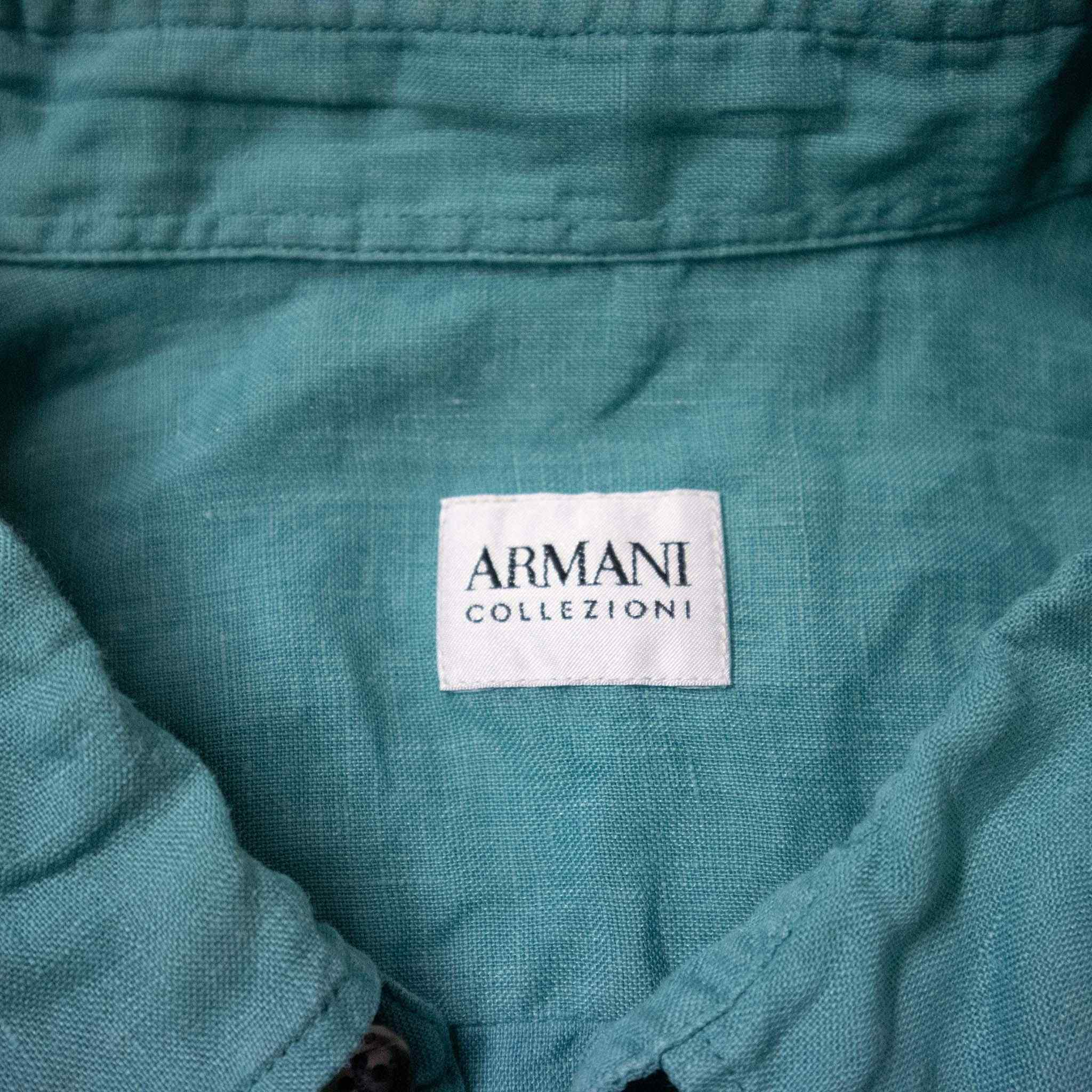 Camicia Armani in lino - Taglia XXL