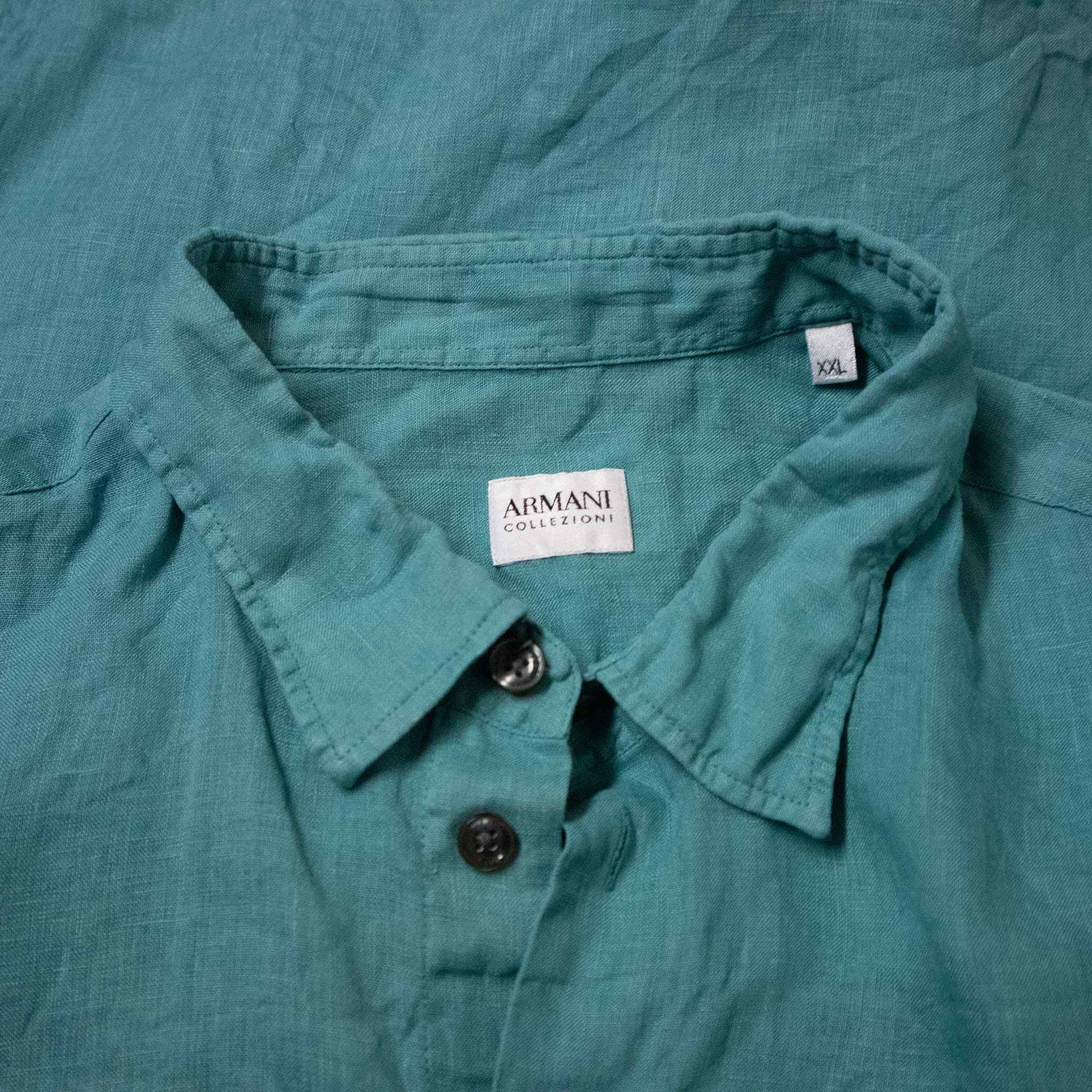 Camicia Armani in lino - Taglia XXL