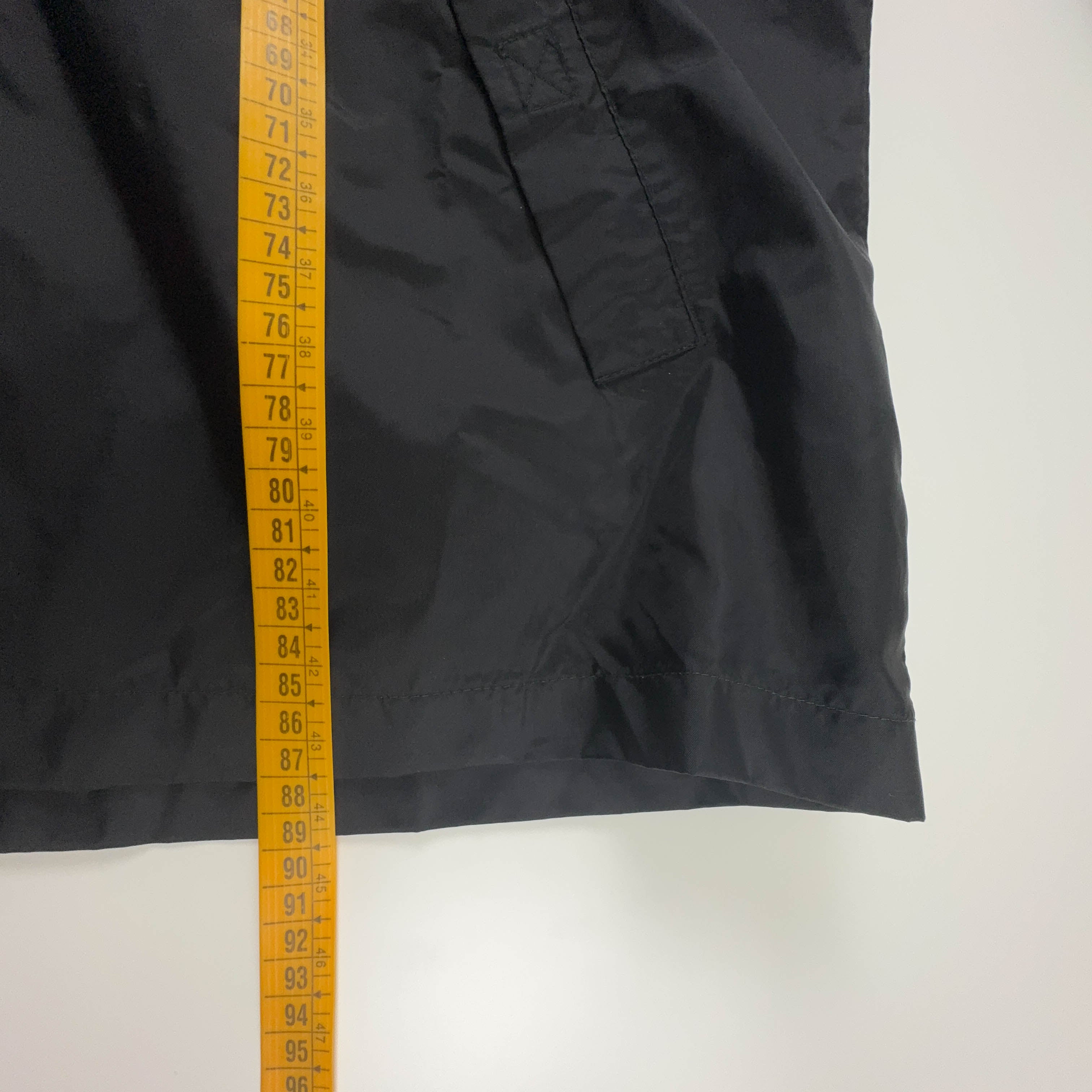 Giacca a vento Adidas Vintage nera e blu con zip anni 90 - Taglia 8 192 uomo