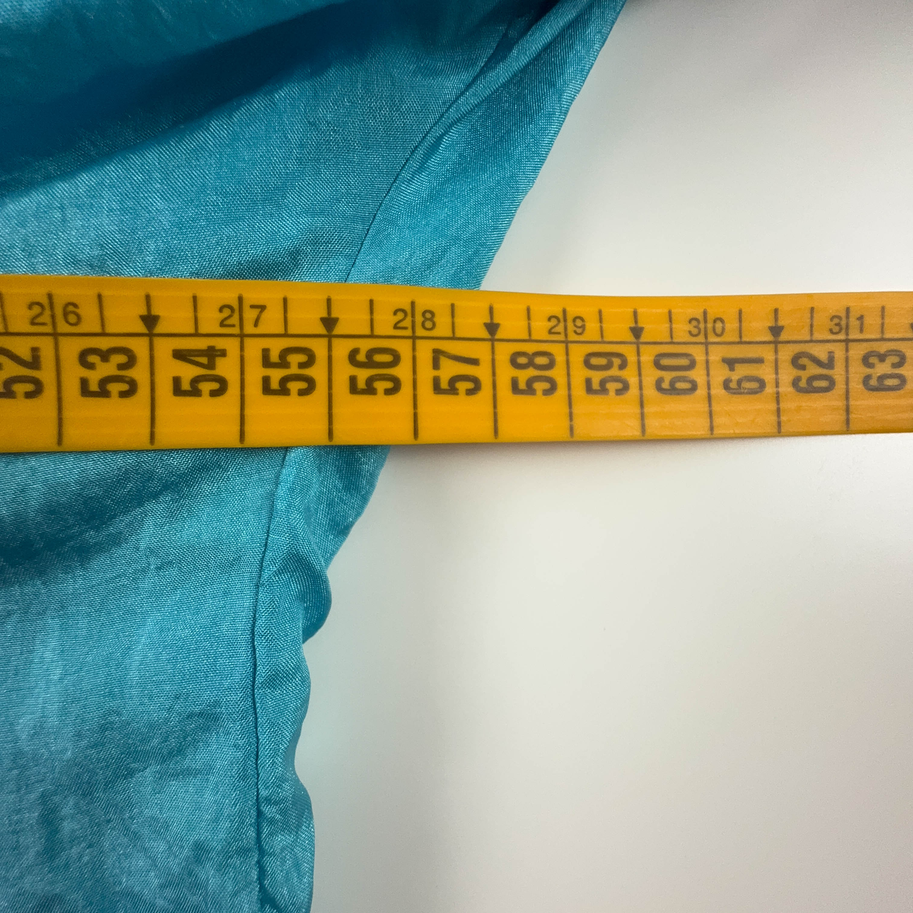 Giacca a vento Puma Vintage azzurra e viola con zip anni 80 - Taglia M uomo