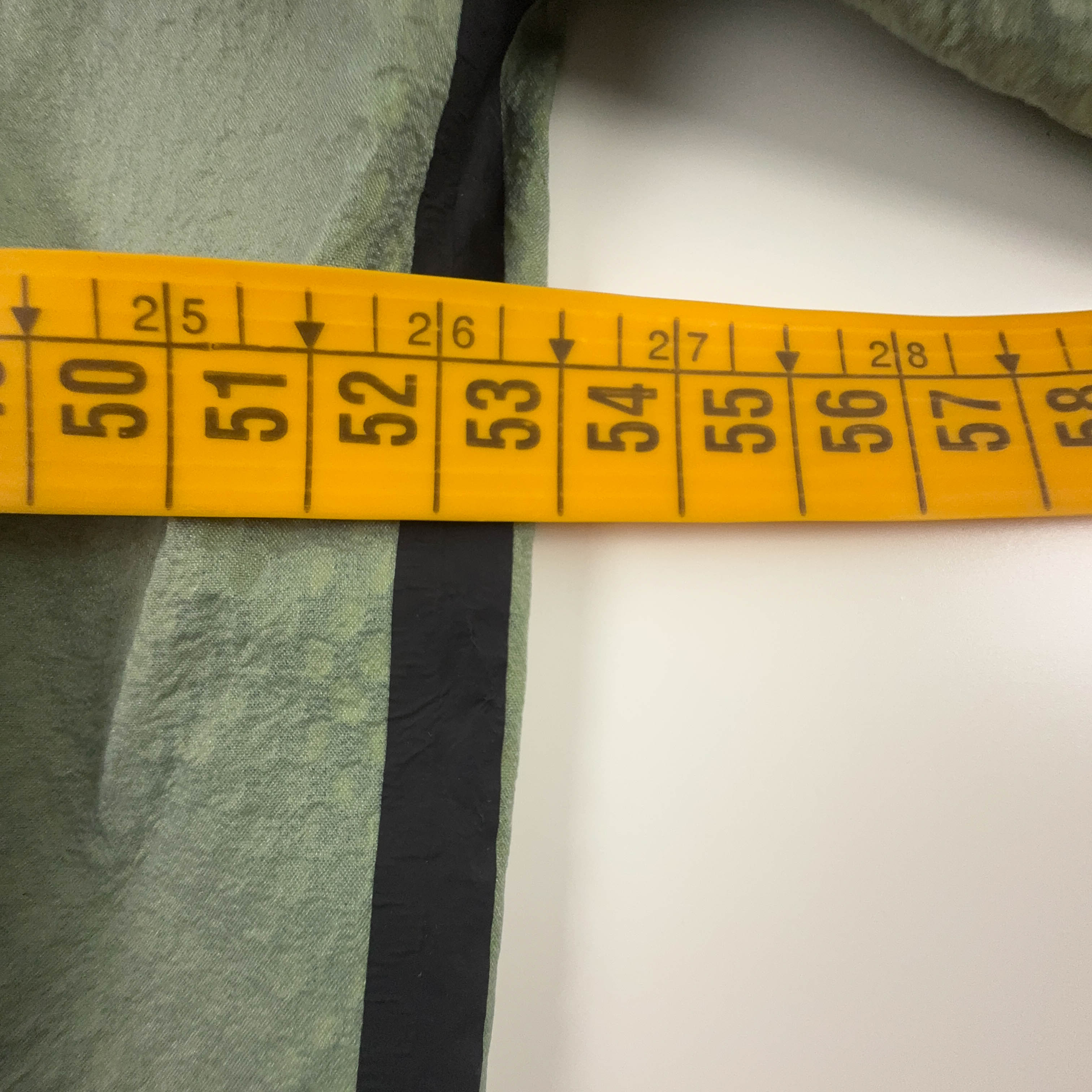 Giacca a vento Nike verde con zip anni 90 - Taglia S uomo