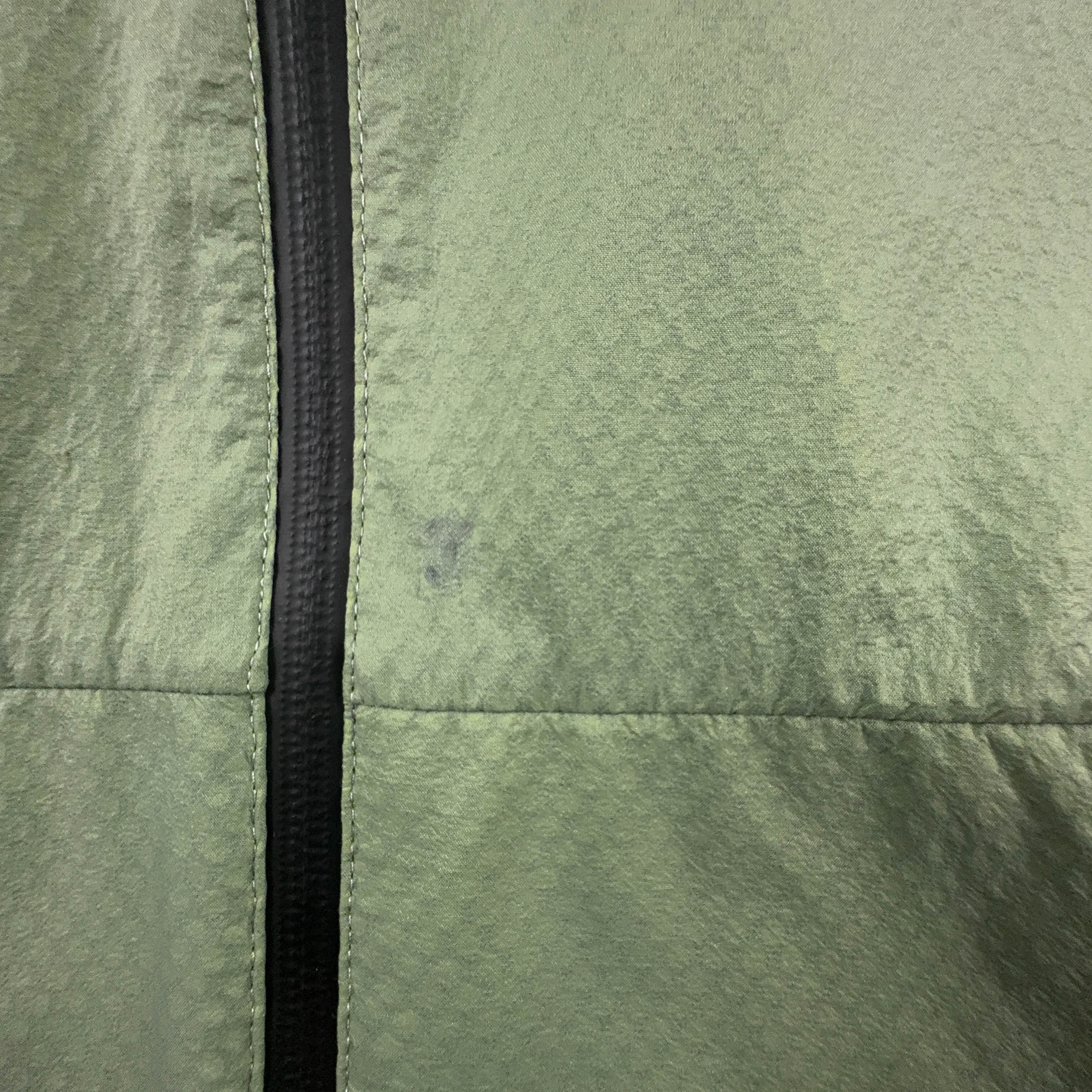 Giacca a vento Nike verde con zip anni 90 - Taglia S uomo