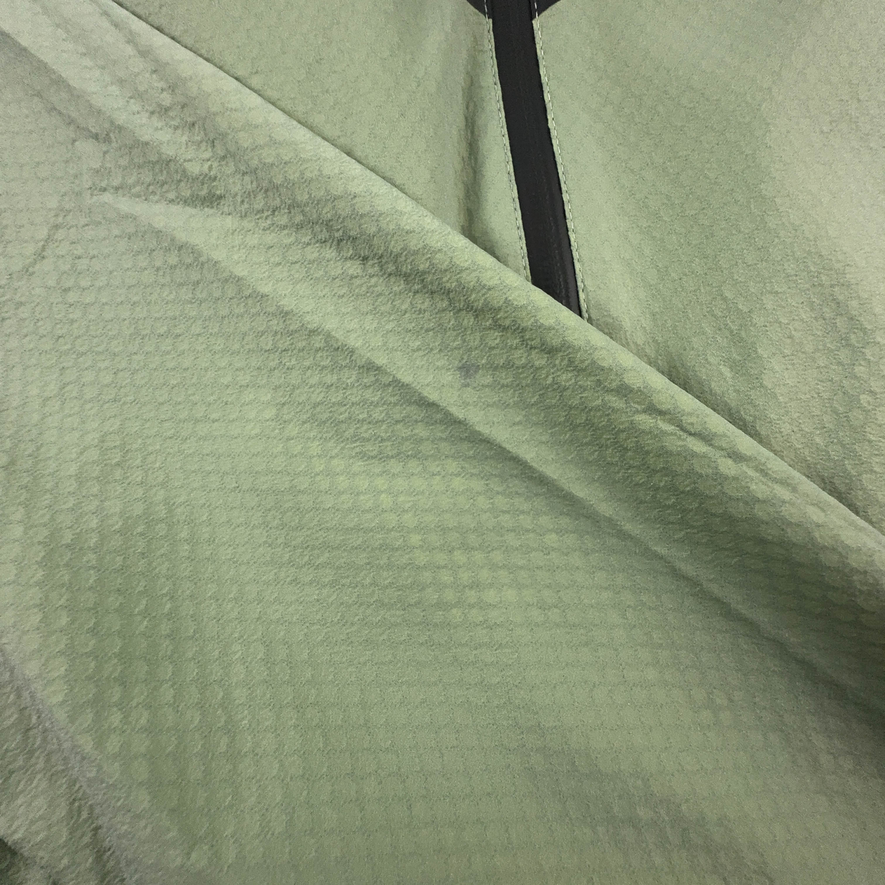 Giacca a vento Nike verde con zip anni 90 - Taglia S uomo