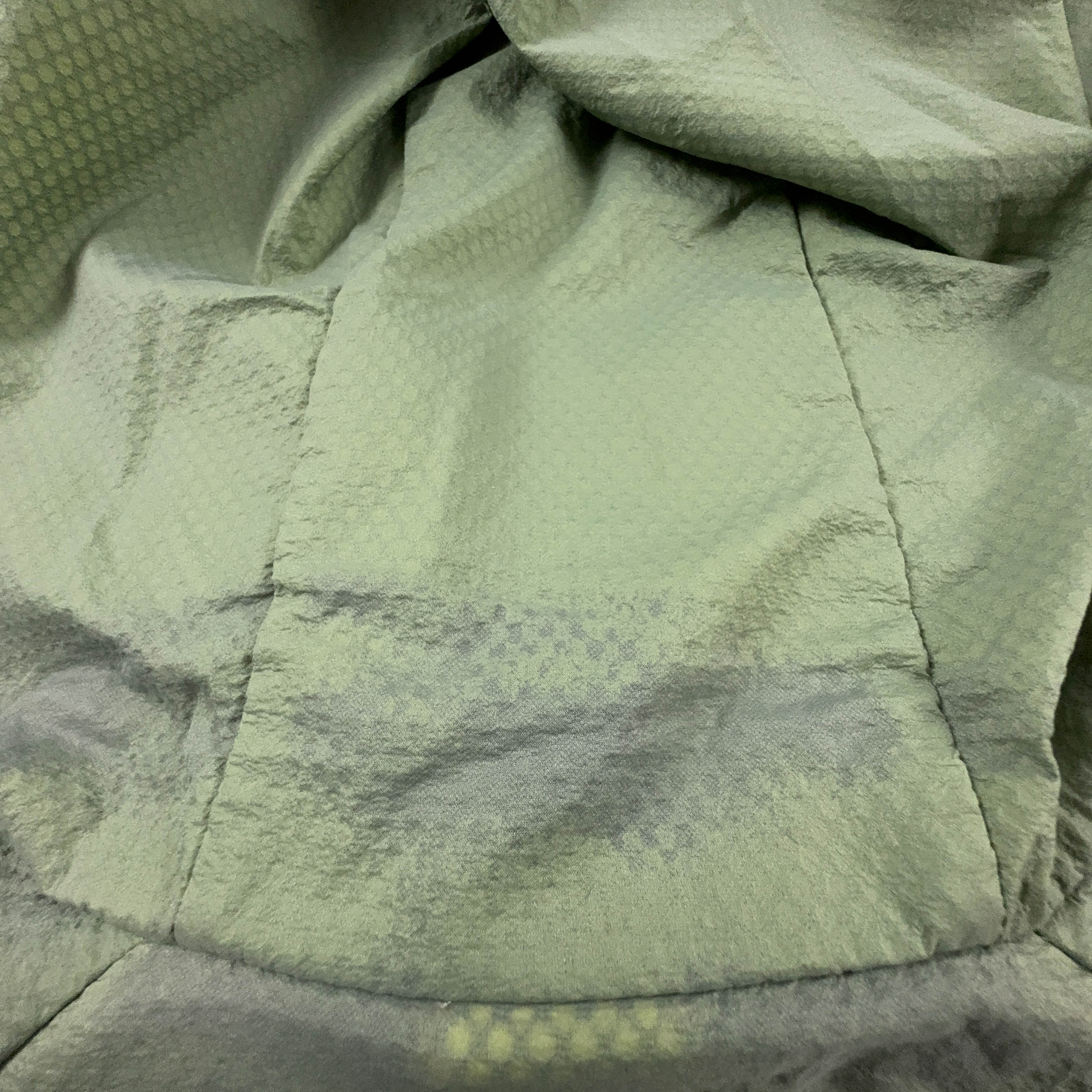 Giacca a vento Nike verde con zip anni 90 - Taglia S uomo