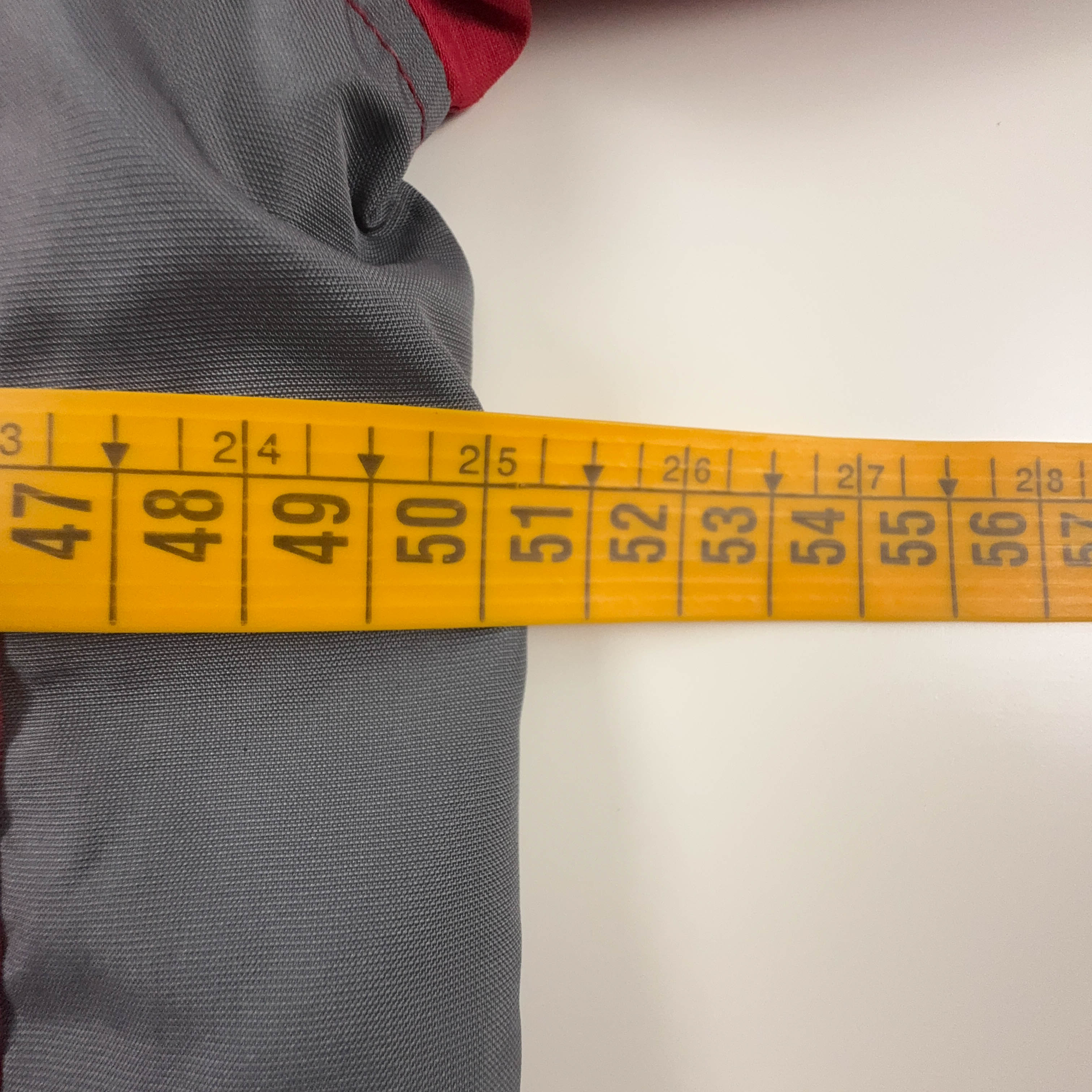 Giacca a vento Nike Vintage rossa con zip anni 00 - Taglia XS uomo