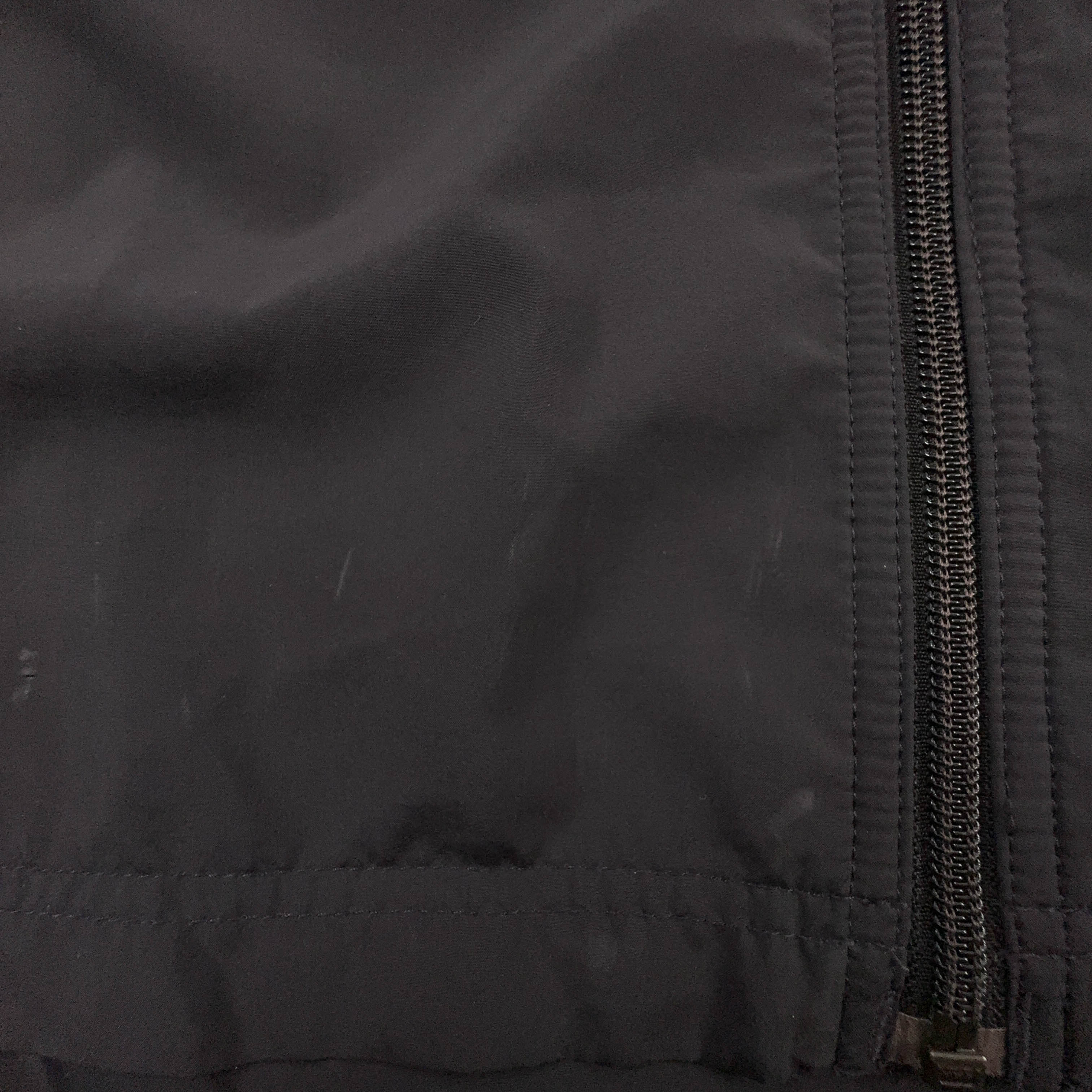 Giacca a vento Adidas Vintage smanicata nera con zip anni 90 00 - Taglia XL uomo