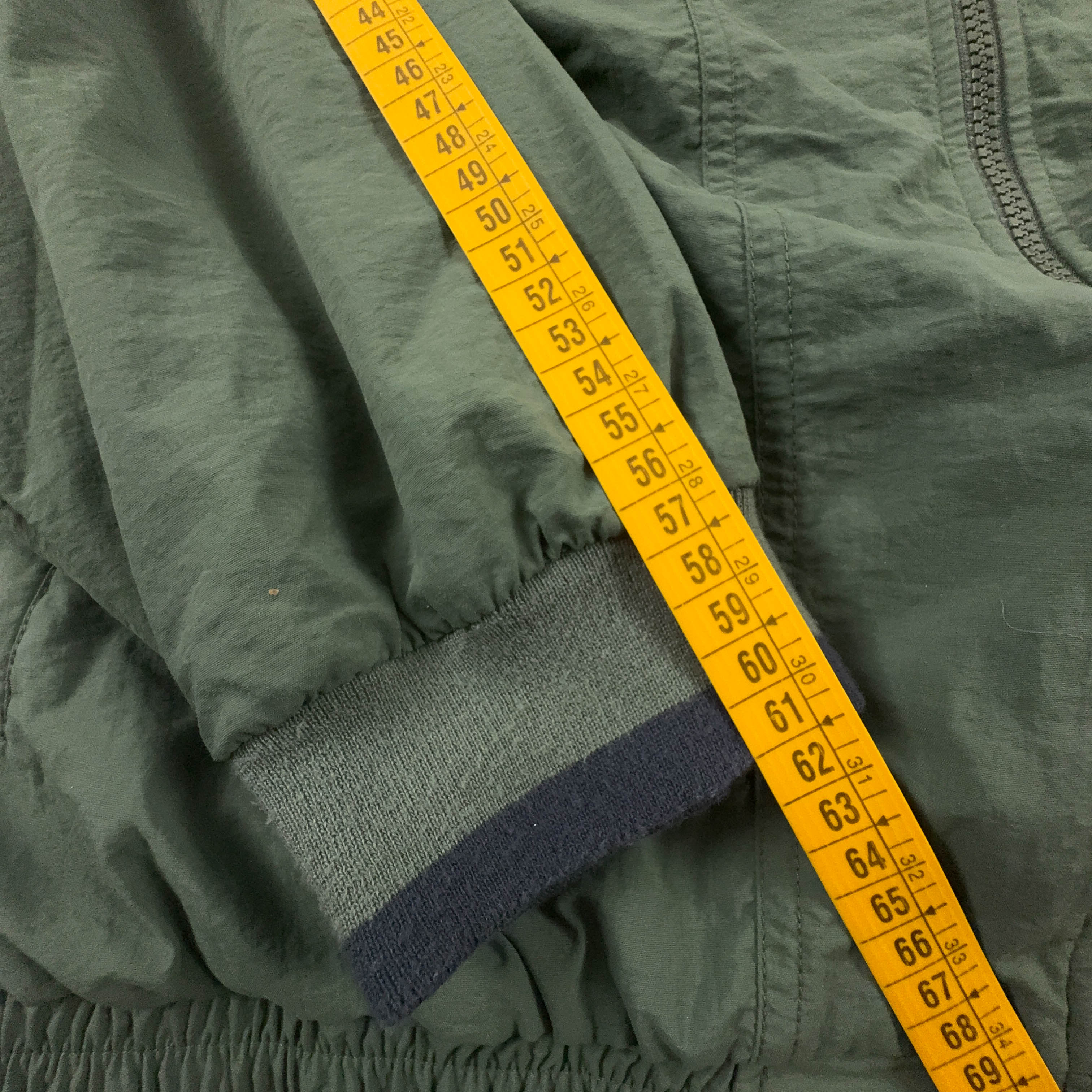 Giacca a vento Adidas Vintage verde con zip anni 90 00 - Taglia 8 192 uomo