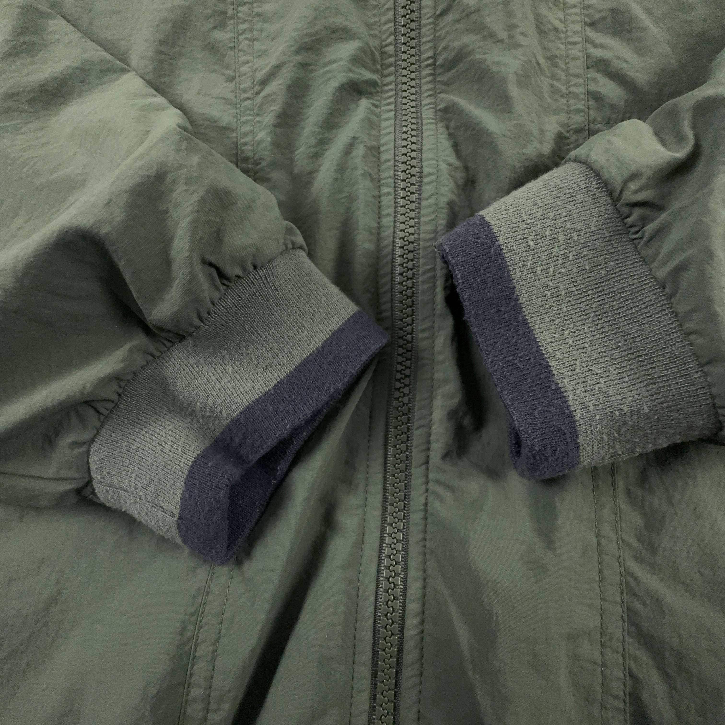 Giacca a vento Adidas Vintage verde con zip anni 90 00 - Taglia 8 192 uomo