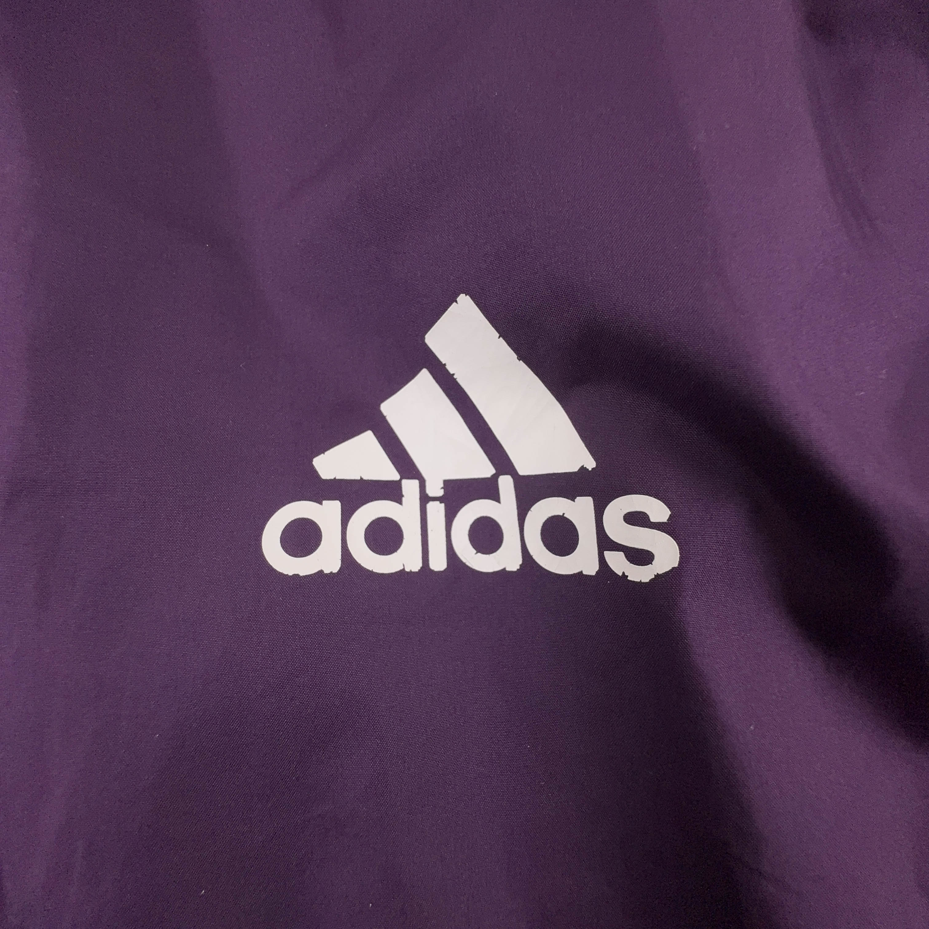 Giacca a vento Adidas London 2012 viola con zip - Taglia XXL uomo