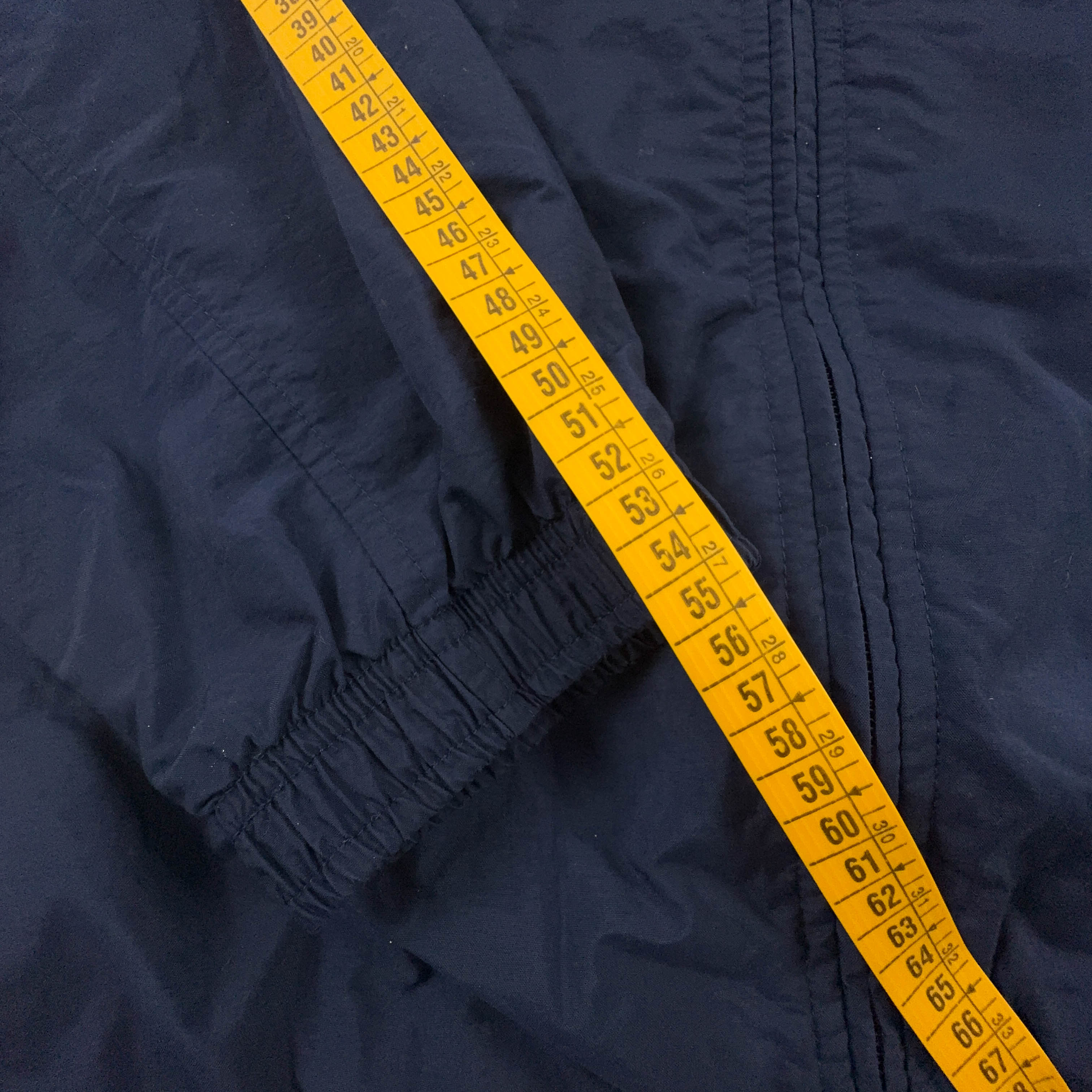 Giacca a vento Nike Vintage blu e bianca con zip anni 00 - Taglia L 183 uomo