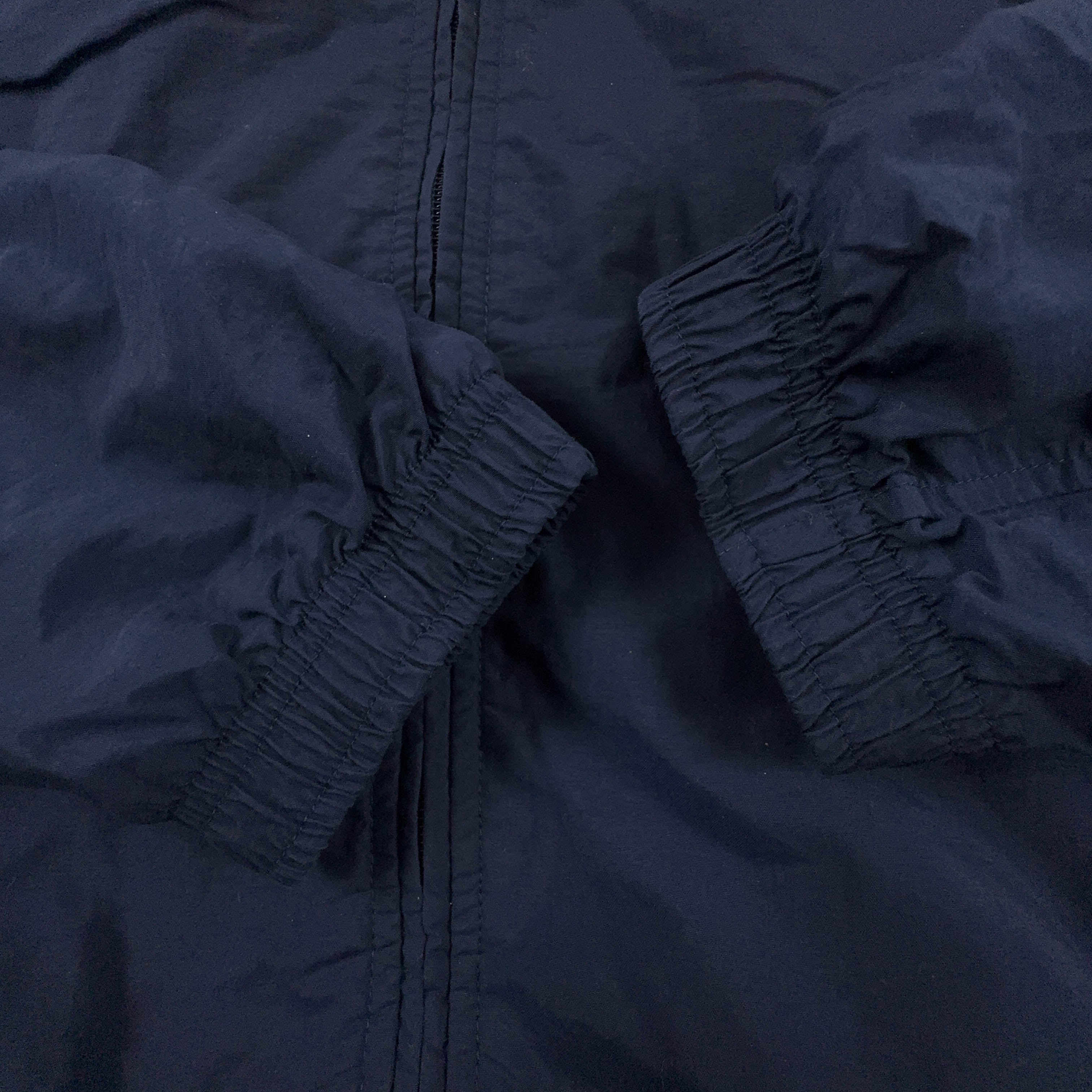 Giacca a vento Nike Vintage blu e bianca con zip anni 00 - Taglia L 183 uomo