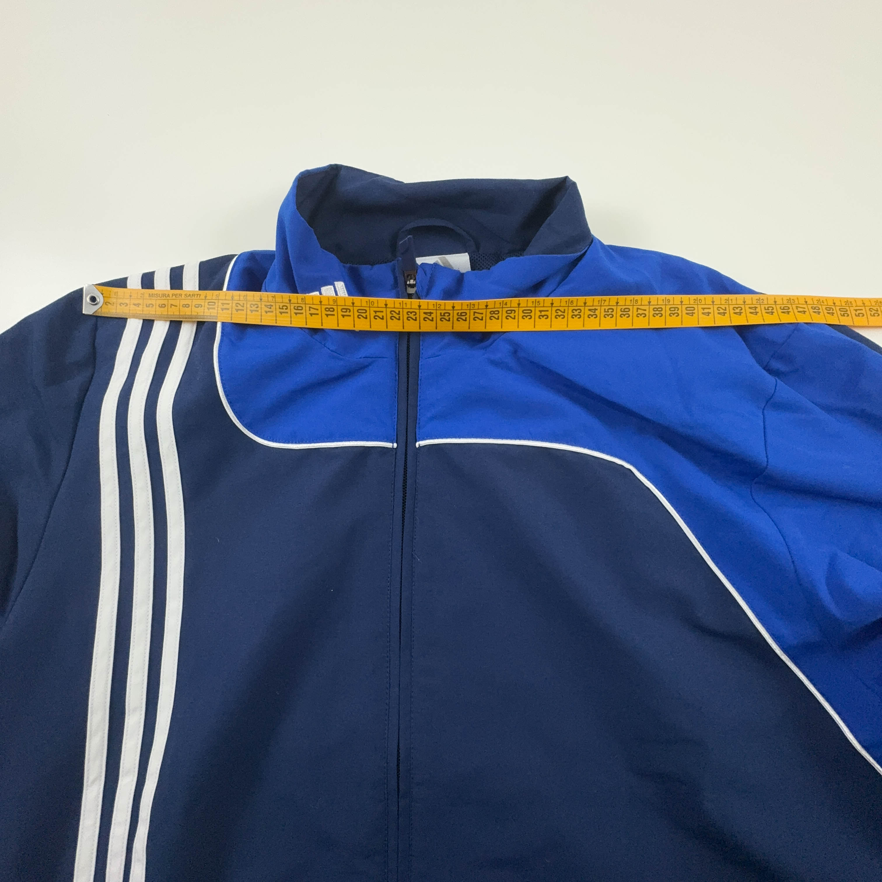Giacca a vento Adidas Vintage blu con zip anni 00 - Taglia 6 180 uomo