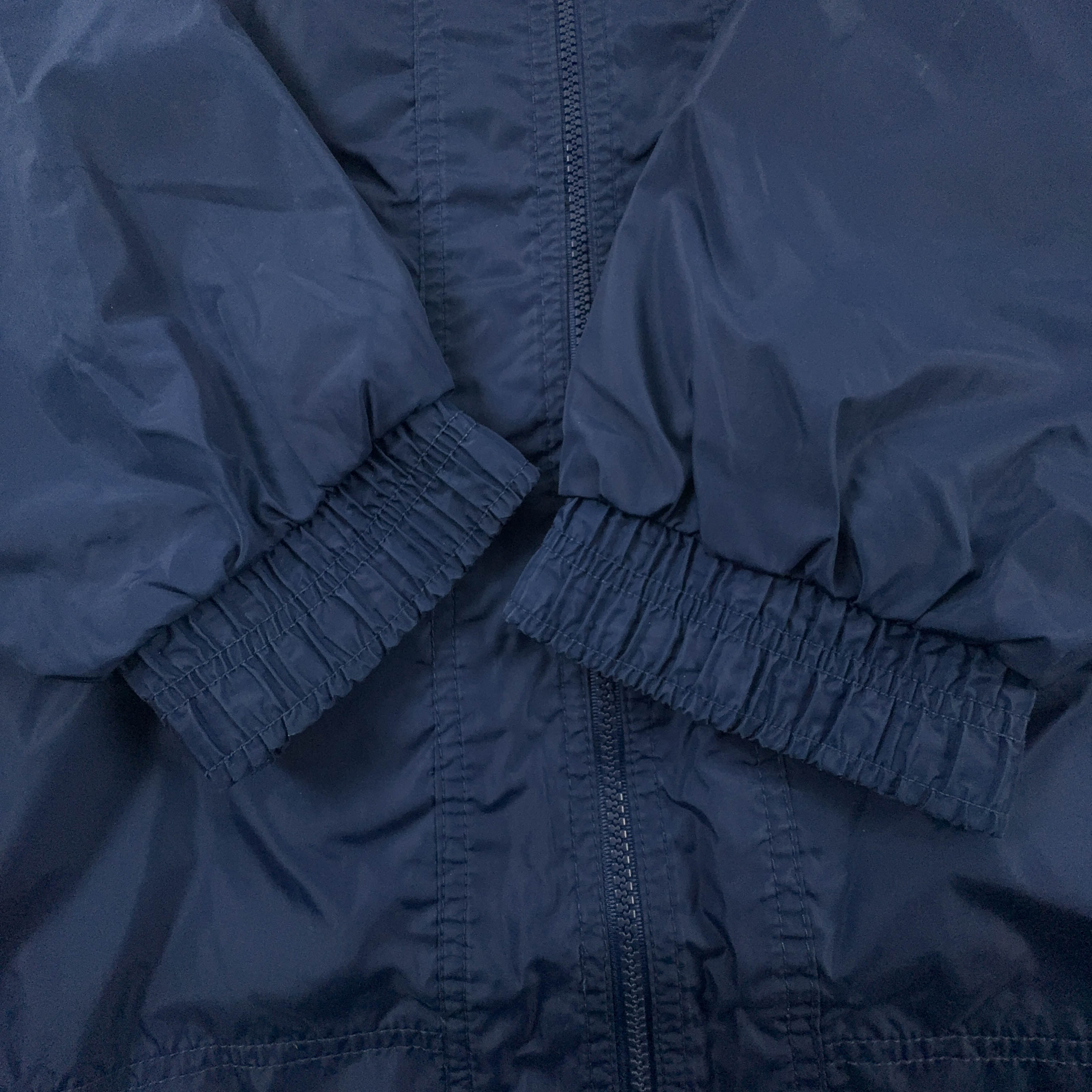 Giacca a vento Nike Vintage blu scuro con zip anni 90 - Taglia XL uomo