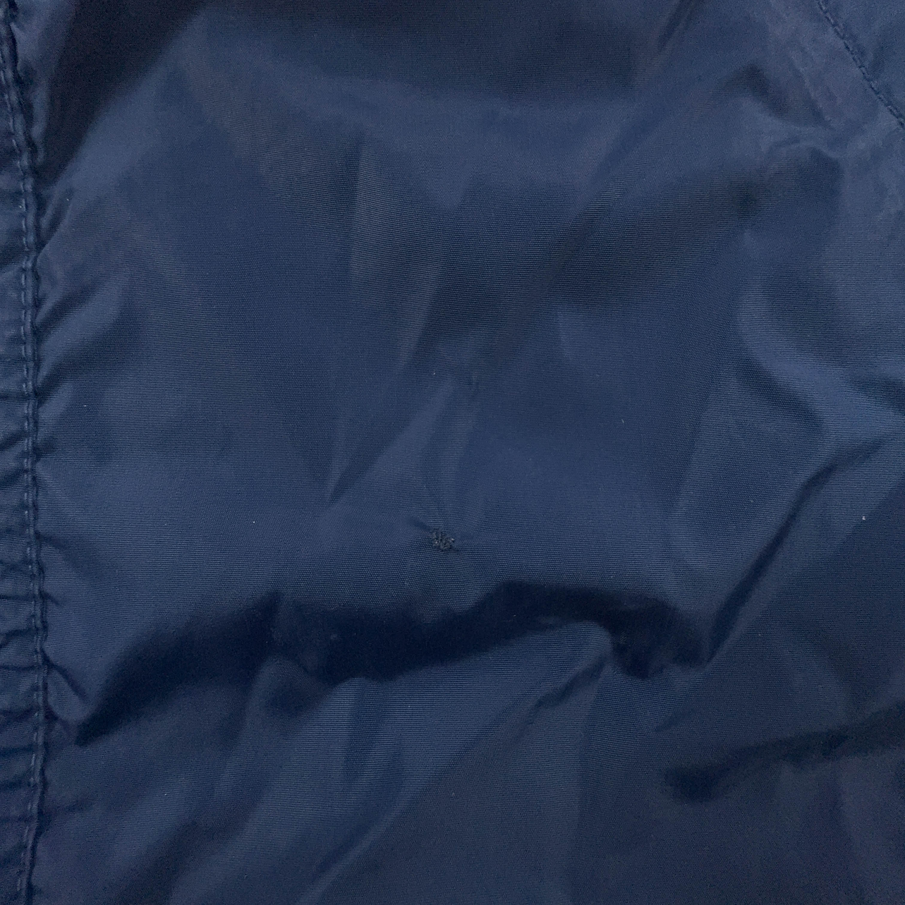 Giacca a vento Nike Vintage blu scuro con zip anni 90 - Taglia XL uomo