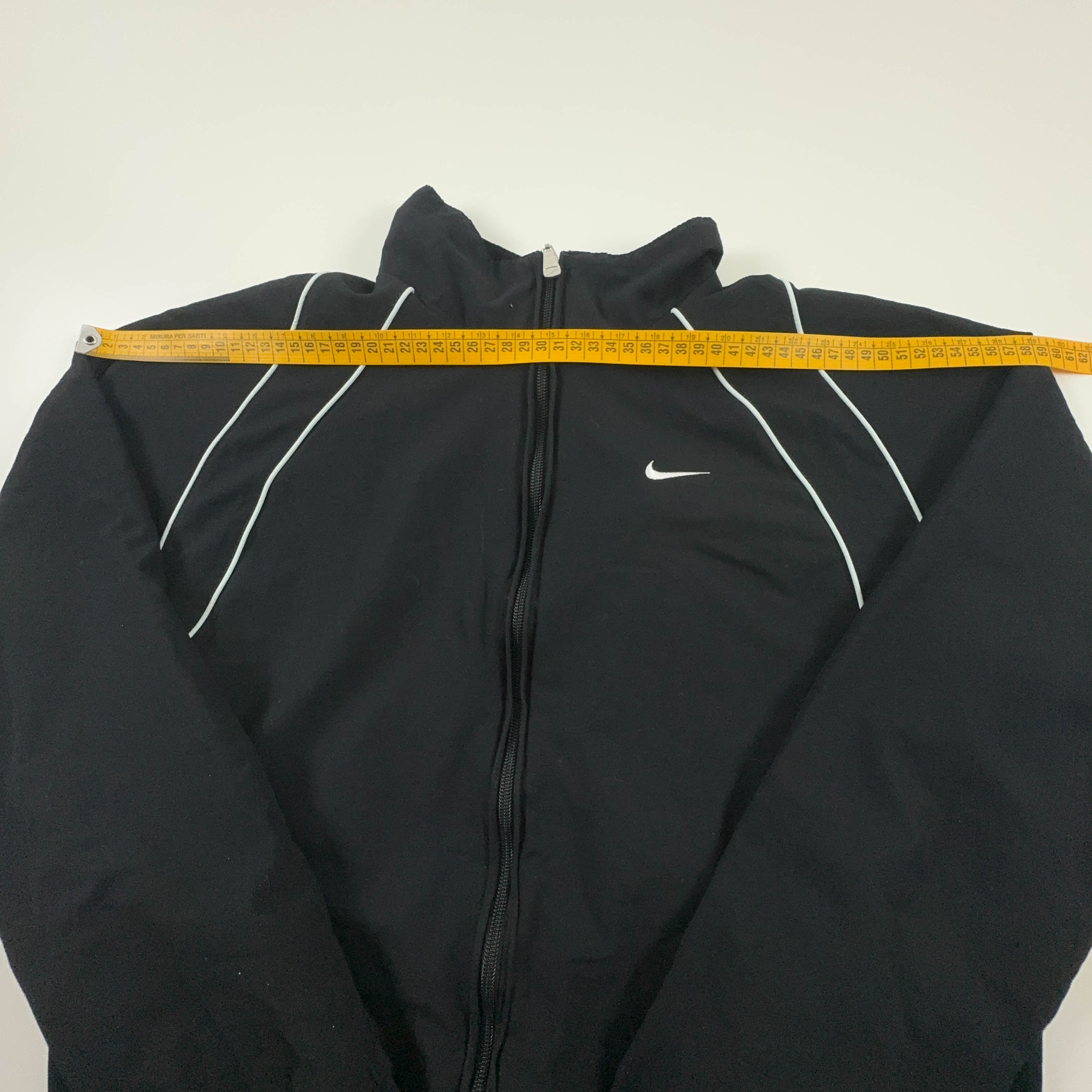 Giacca a vento Nike Vintage nera con zip anni 00 - Taglia S 173 uomo