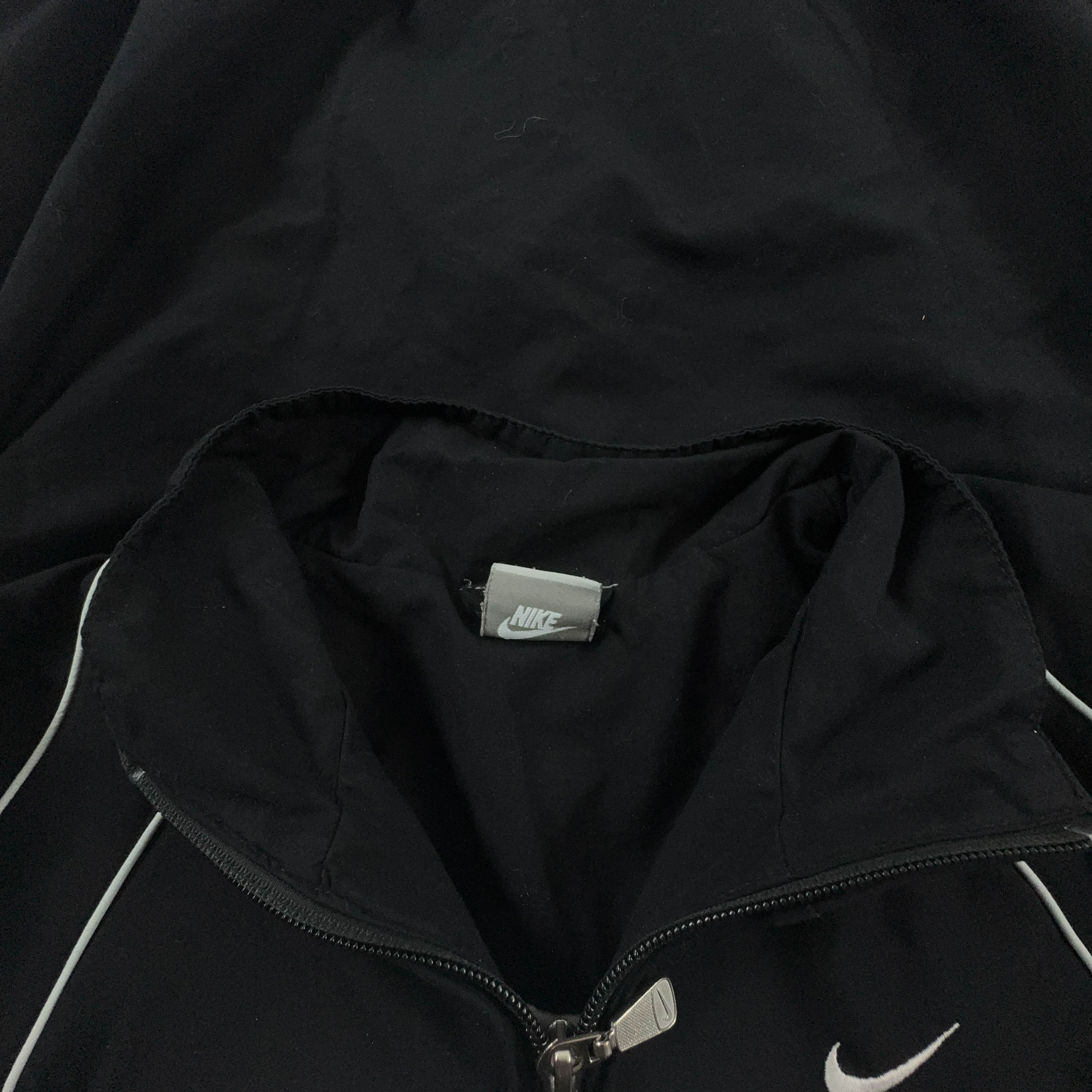 Giacca a vento Nike Vintage nera con zip anni 00 - Taglia S 173 uomo