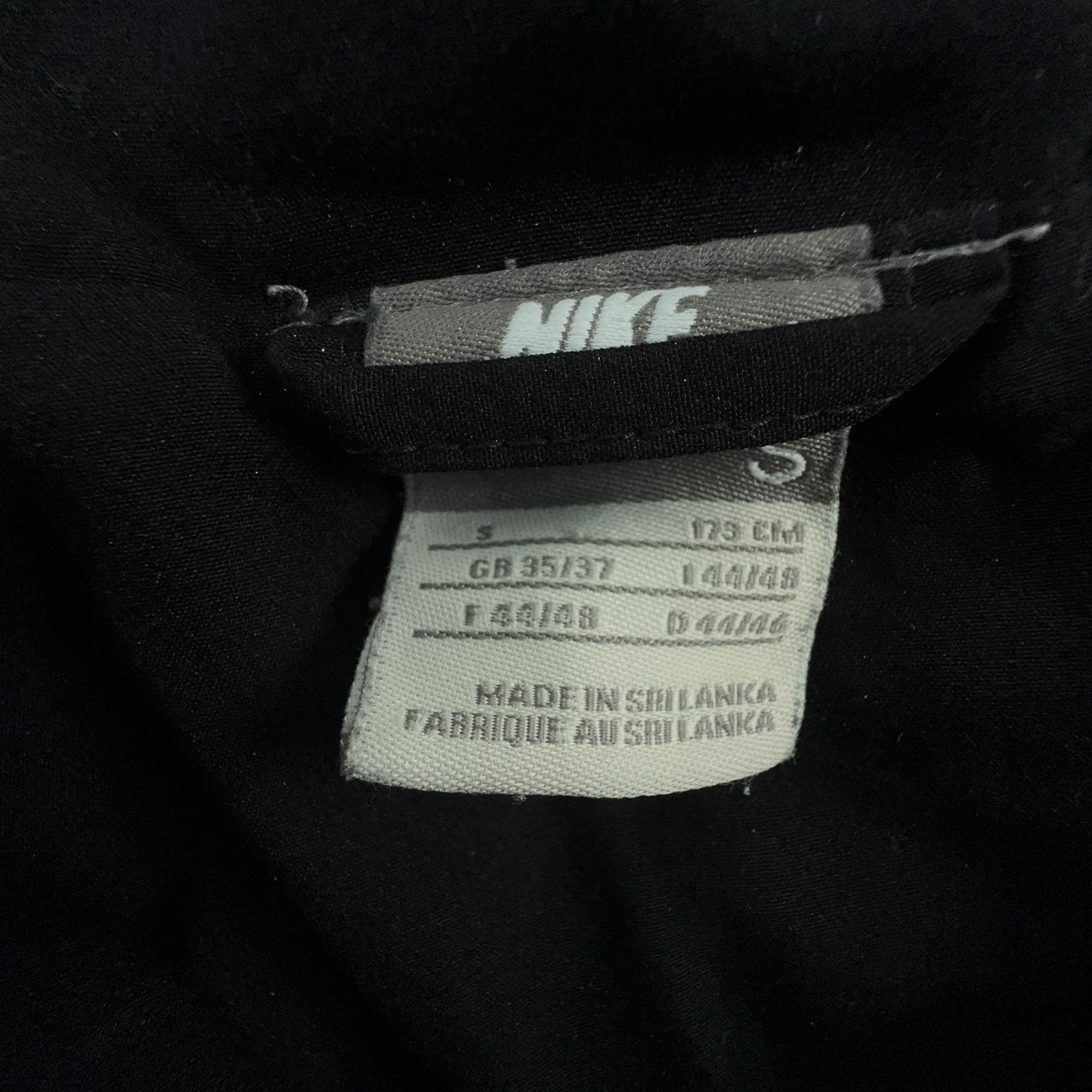 Giacca a vento Nike Vintage nera con zip anni 00 - Taglia S 173 uomo