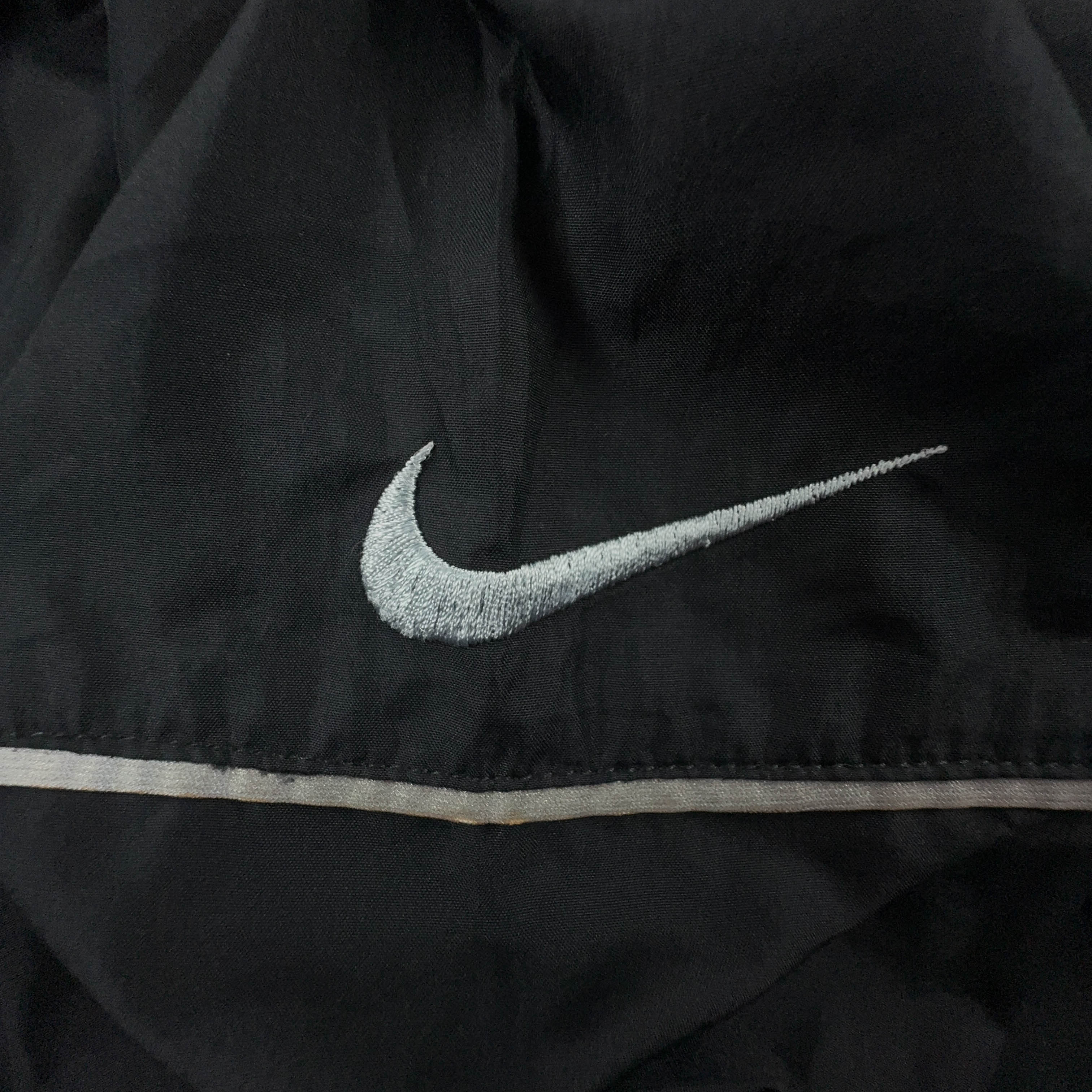 Giacca a vento Nike Vintage nera quarter zip anni 90 - Taglia L uomo