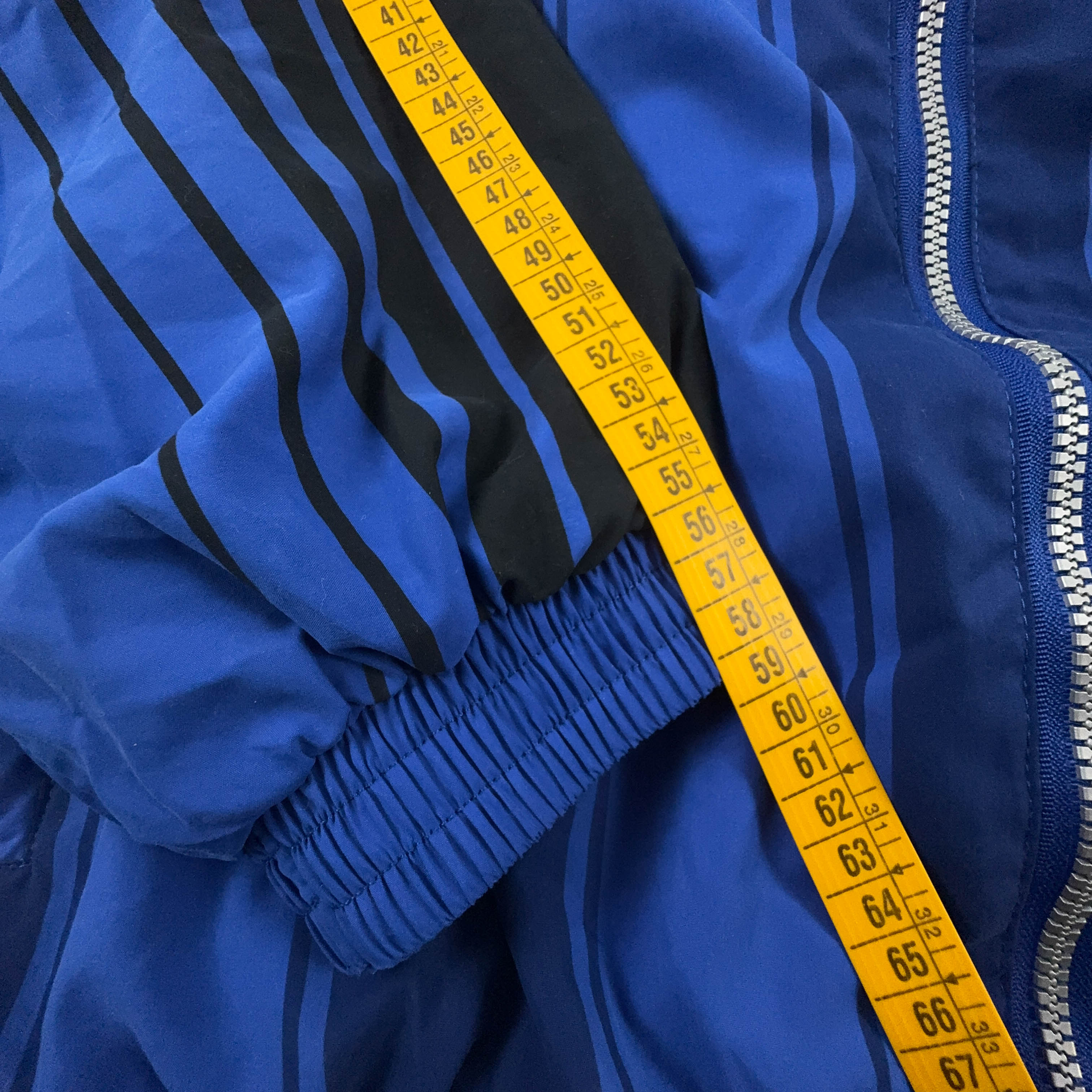 Giacca a vento Killtec Vintage blu e nera con zip anni 90 - Taglia XL uomo